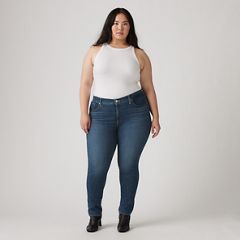 311 Shaping Skinny Women's Jeans (Plus Size) — Maui Views Splash Dark Wash 2