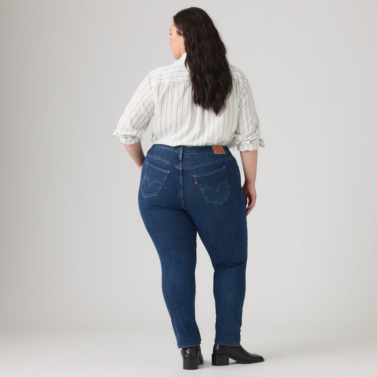 311 Shaping Skinny Women's Jeans (Plus Size) — Lapis Gallop - Medium Wash