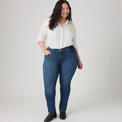 311 Shaping Skinny Women's Jeans (Plus Size) — Lapis Gallop - Medium Wash 1