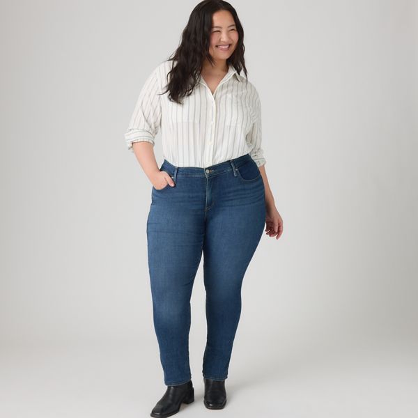 311 Shaping Skinny Women's Jeans (Plus Size) — Lapis Gallop - Medium Wash