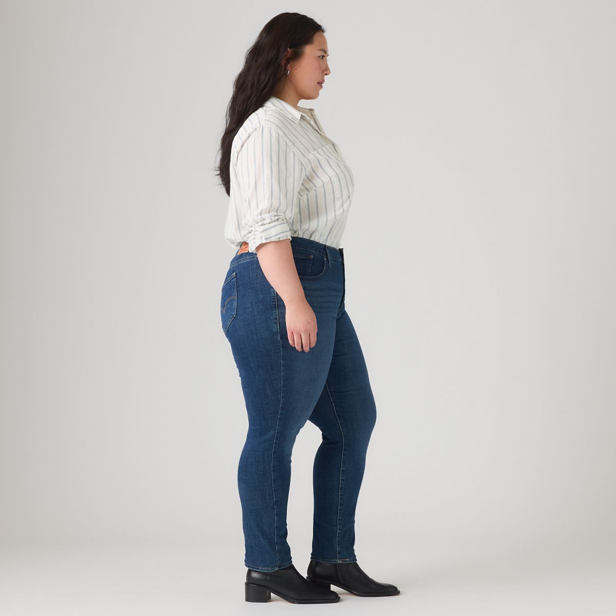 311 Shaping Skinny Women's Jeans (Plus Size) — Lapis Gallop - Medium Wash