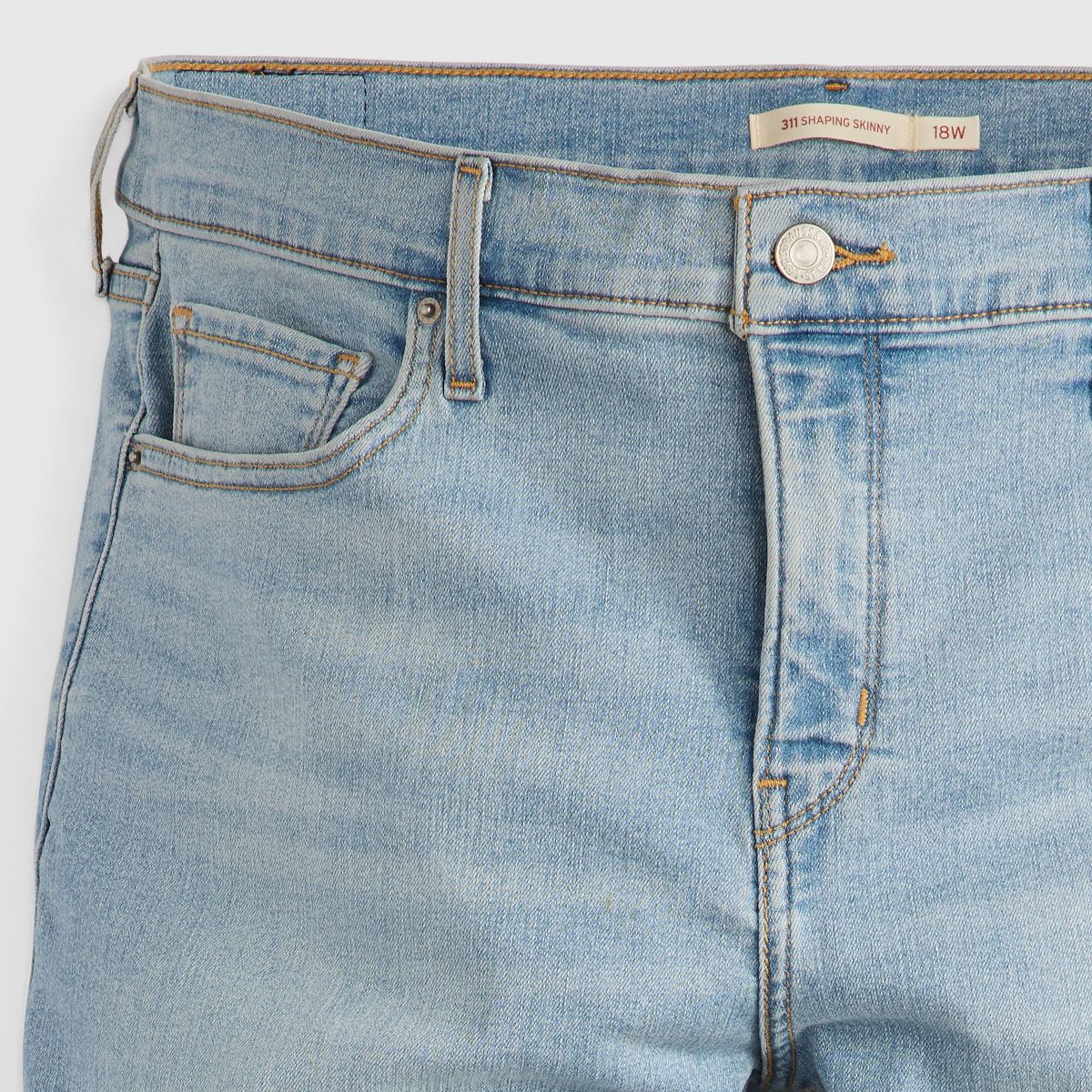 311 Shaping Skinny Women's Jeans (Plus Size) — Up And Away Plus - Light Wash