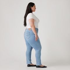 311 Shaping Skinny Women's Jeans (Plus Size) — Up And Away Plus - Light Wash 3