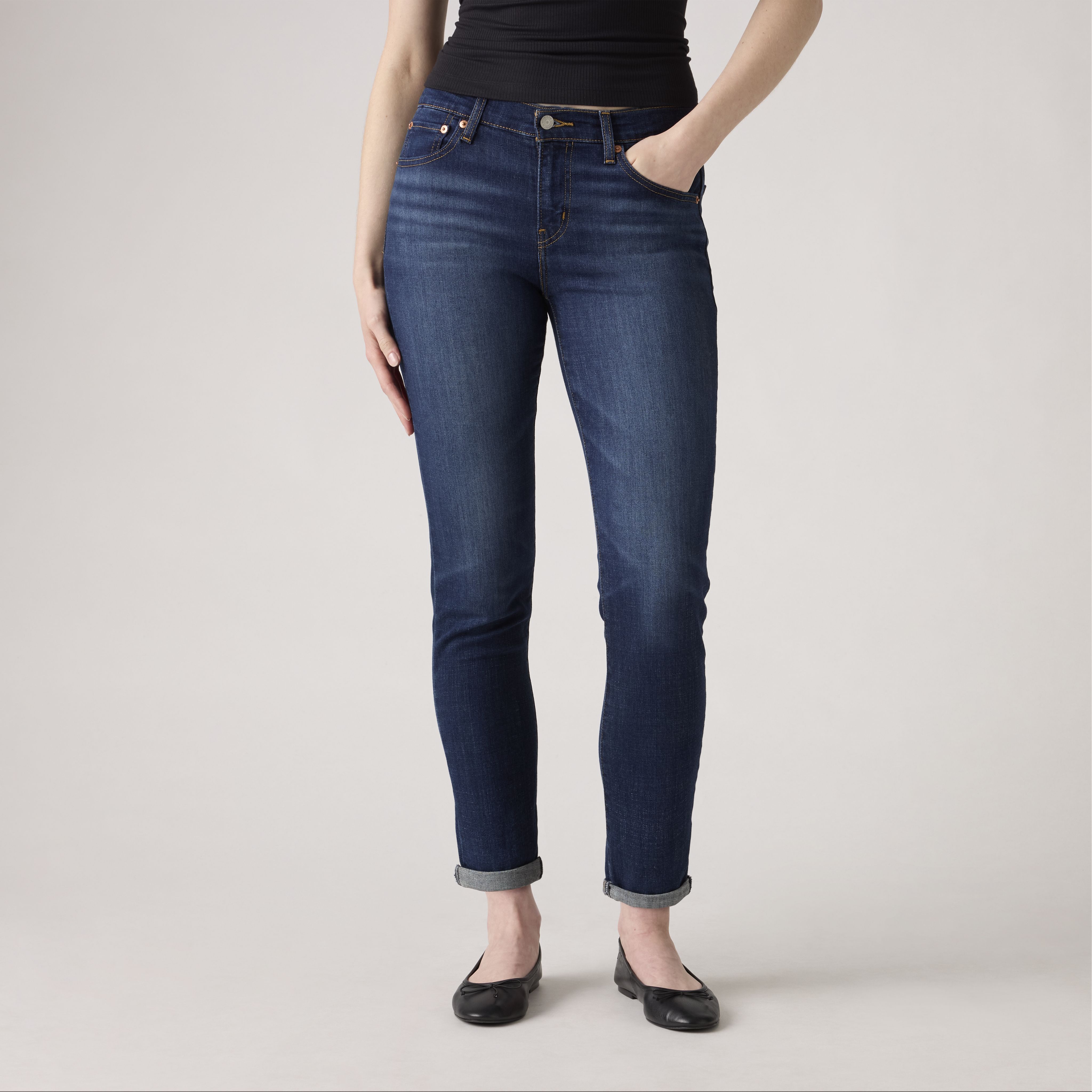 Boyfriend Mid Rise Women's Jeans 2