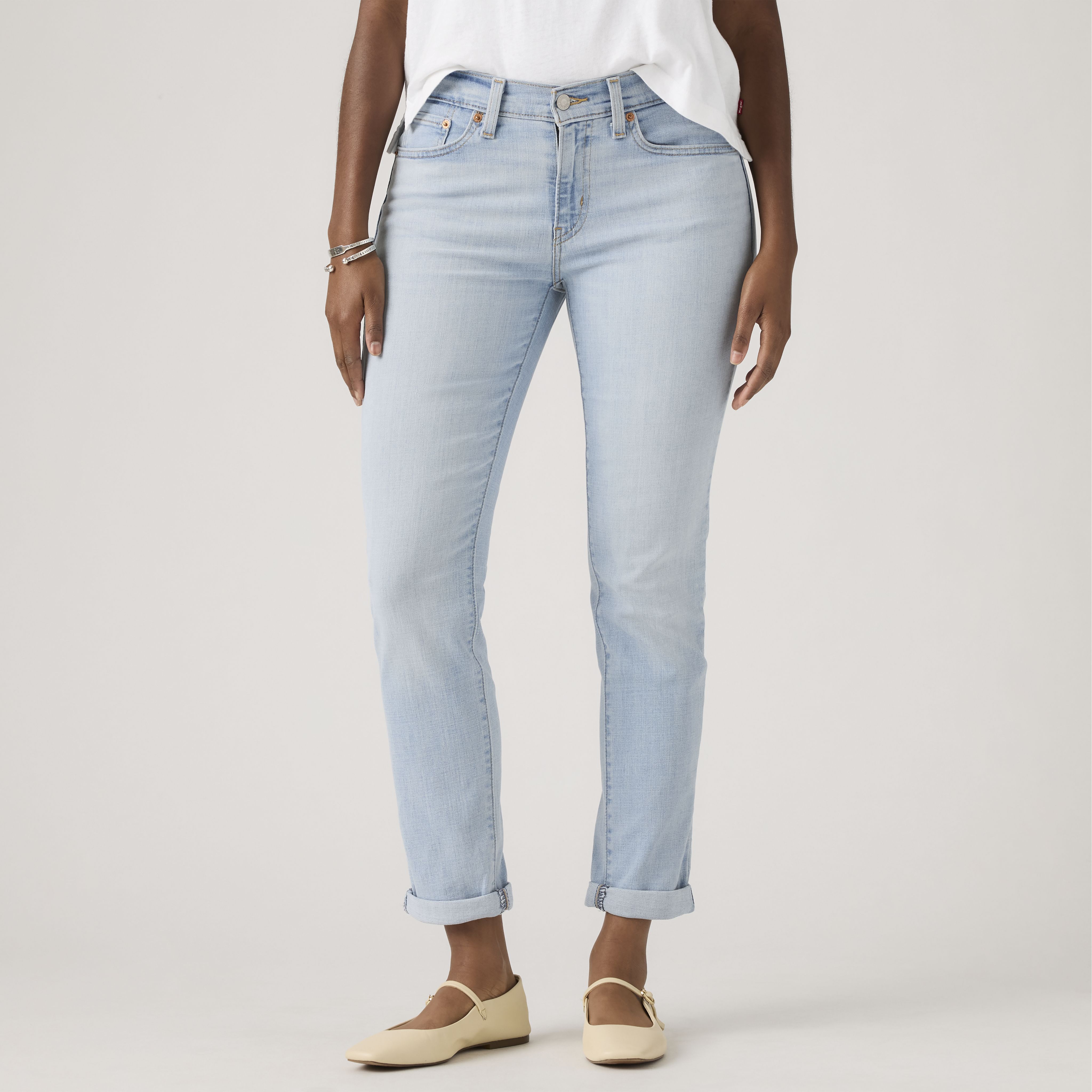 Mid Rise Boyfriend Women's Jeans 5