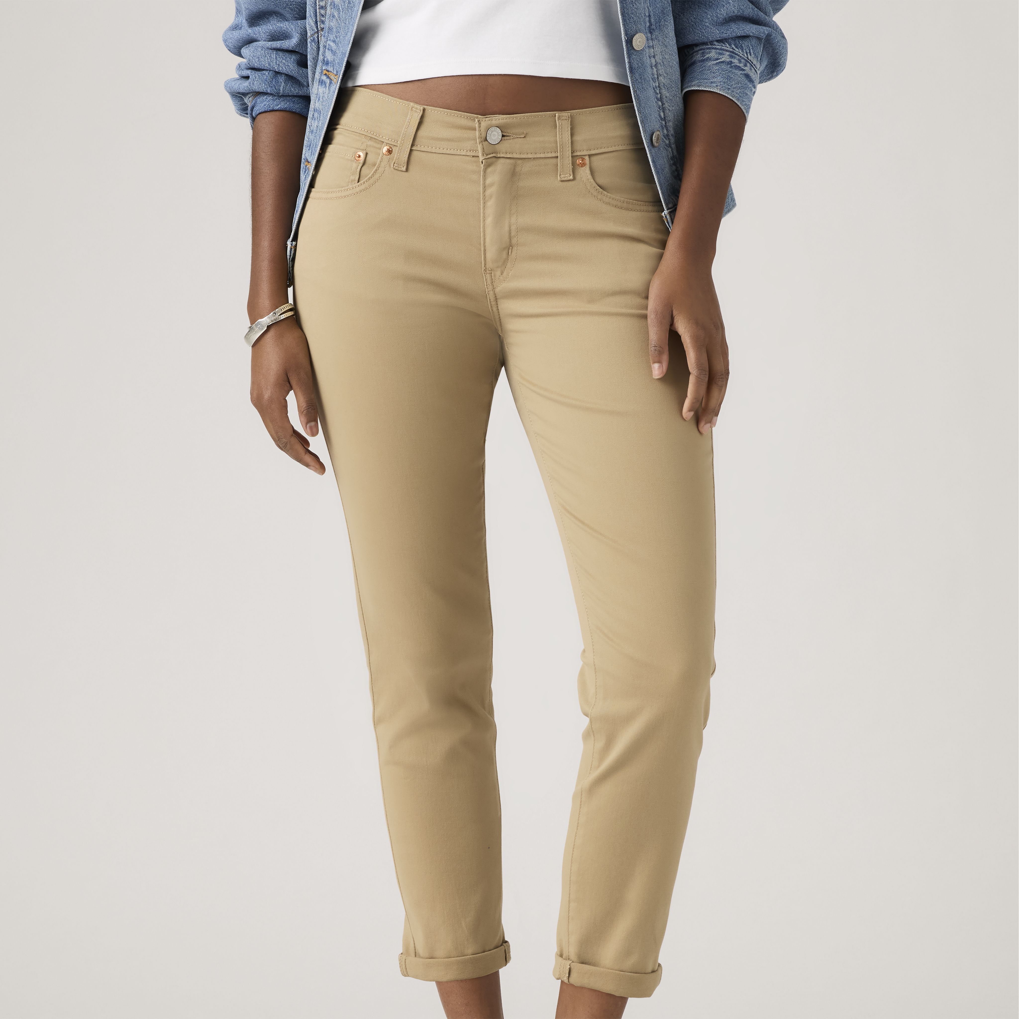 Mid Rise Boyfriend Women's Jeans 2