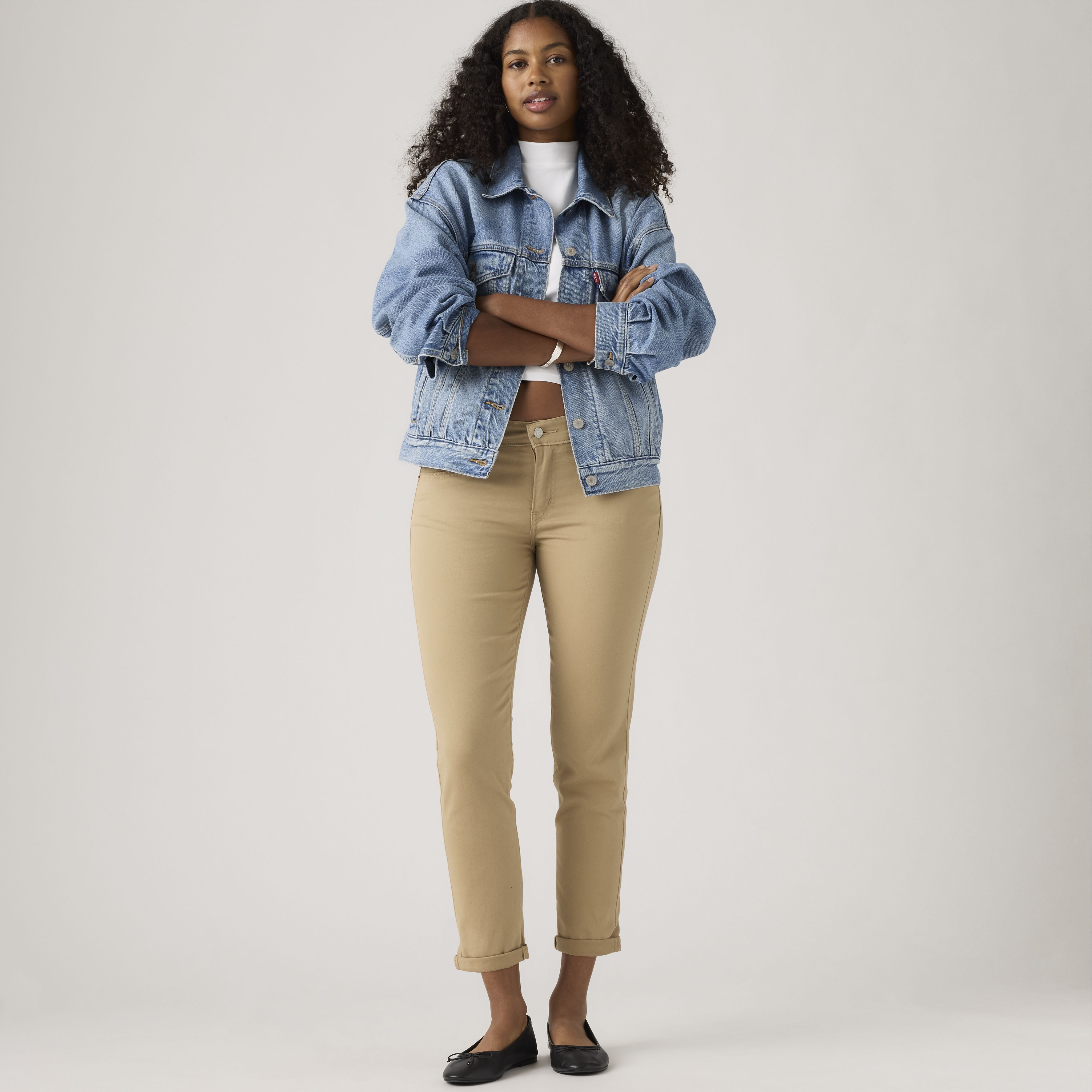 Mid Rise Boyfriend Women's Jeans 1