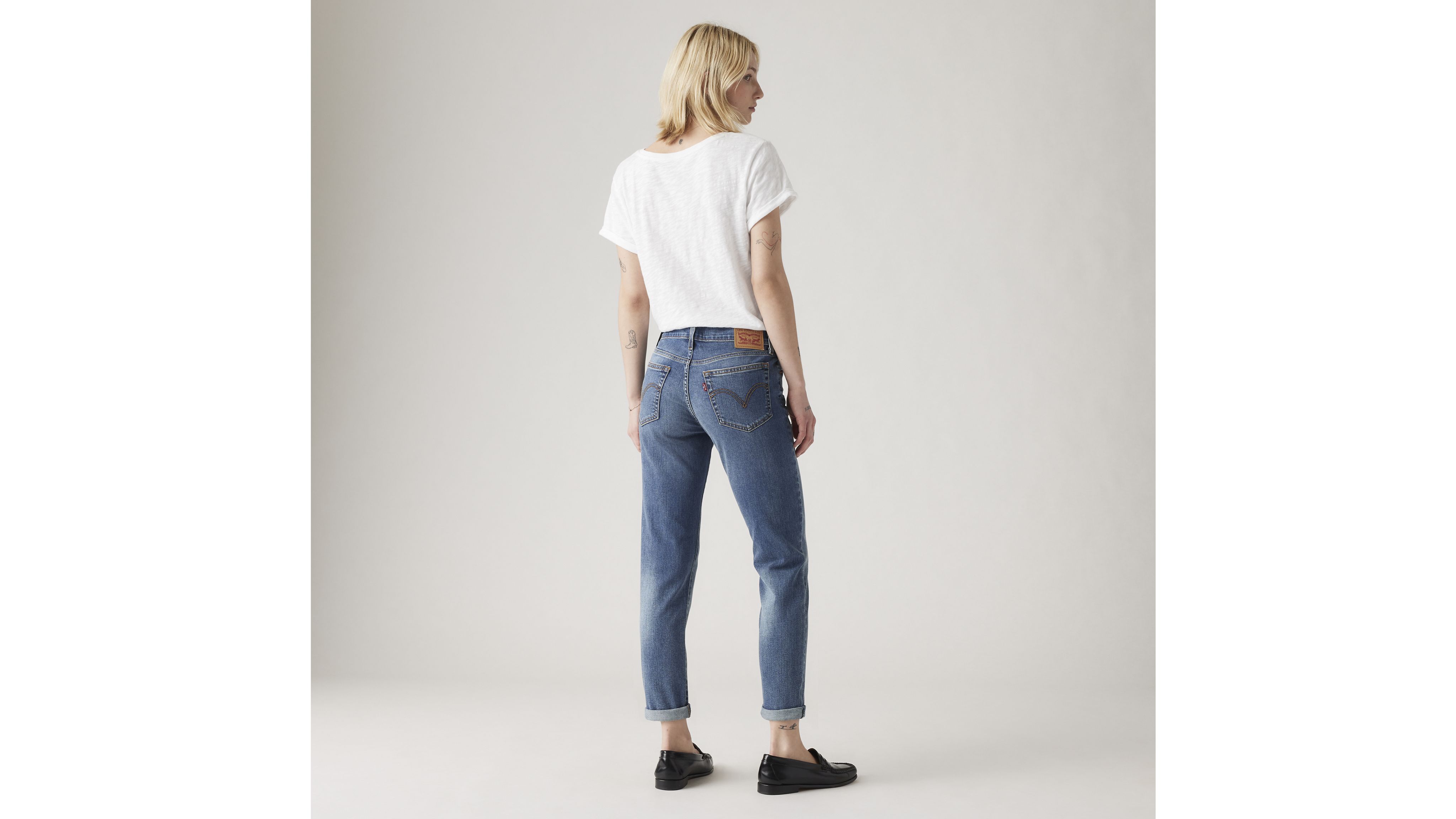 Mid Rise Boyfriend Women's Jeans 3