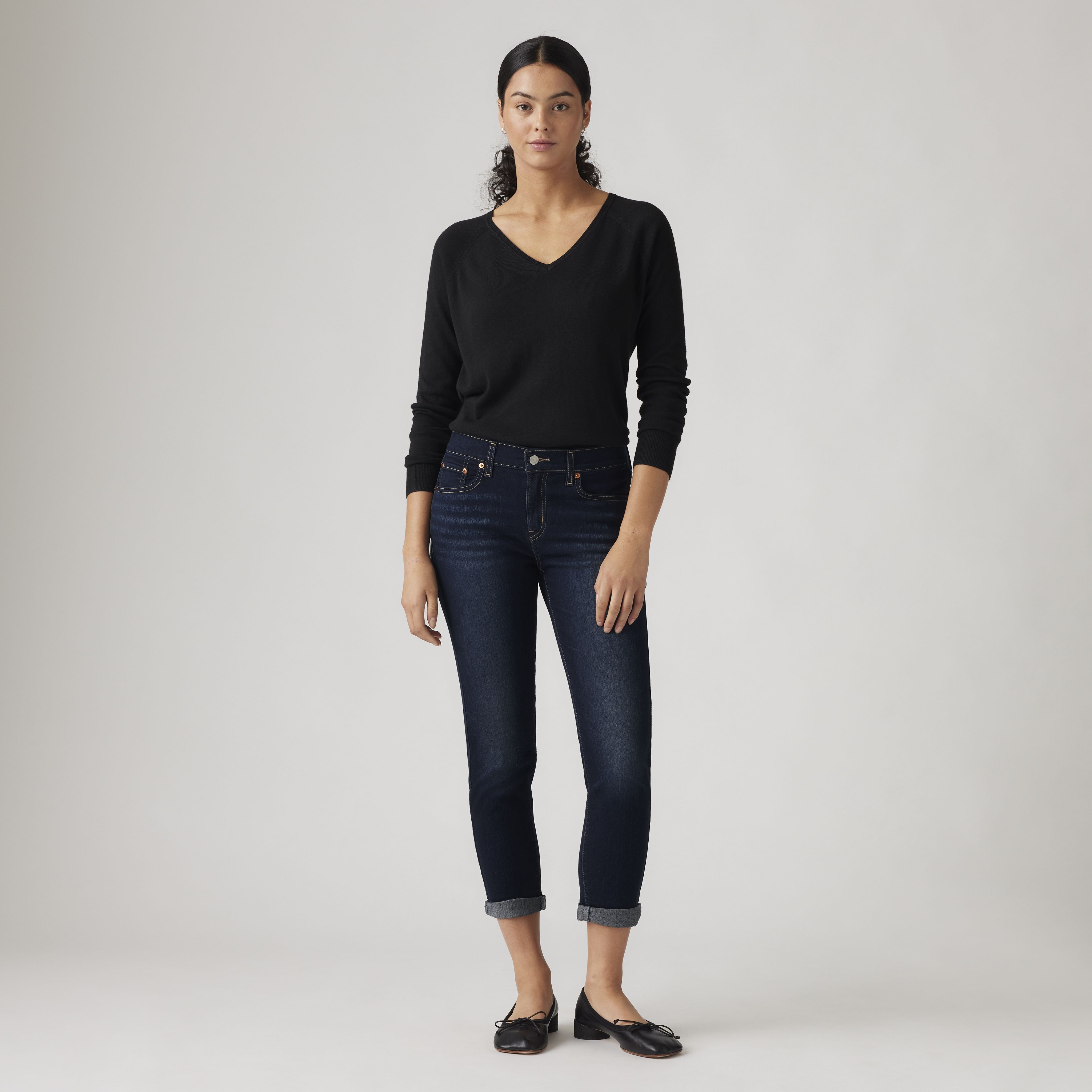 Mid Rise Boyfriend Women's Jeans 5