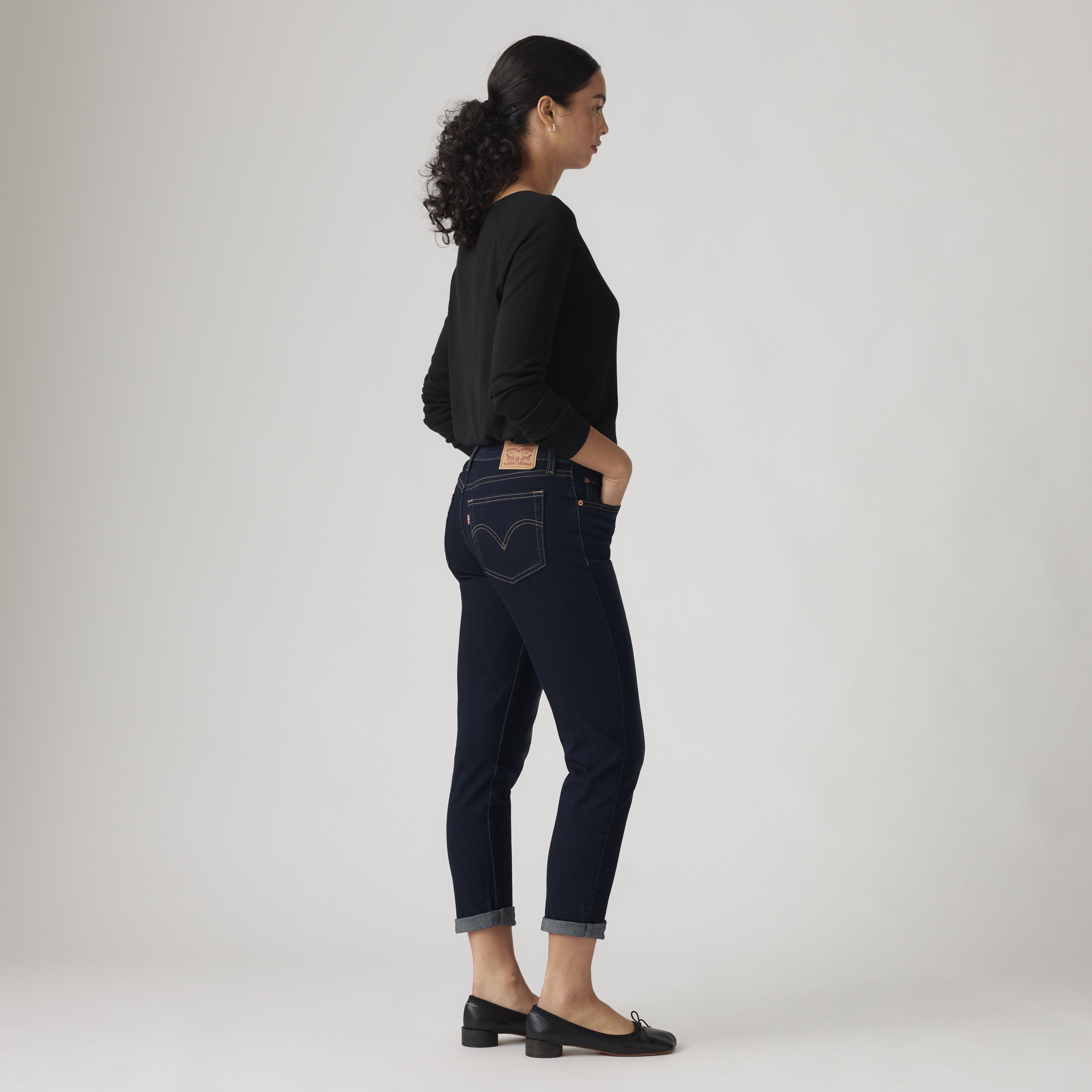 Mid Rise Boyfriend Women's Jeans 4