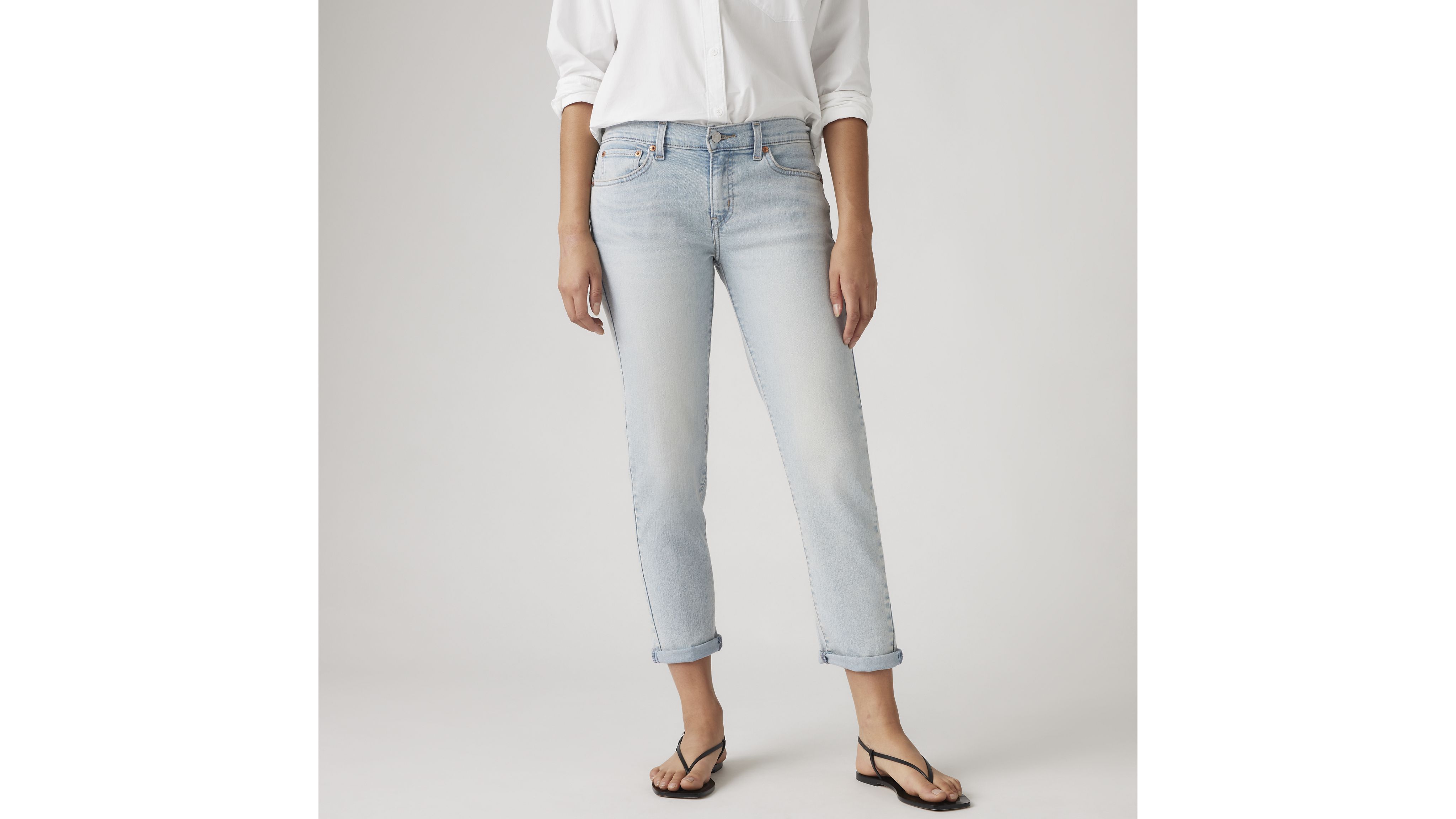 Boyfriend Mid-Rise Women's Jeans 5