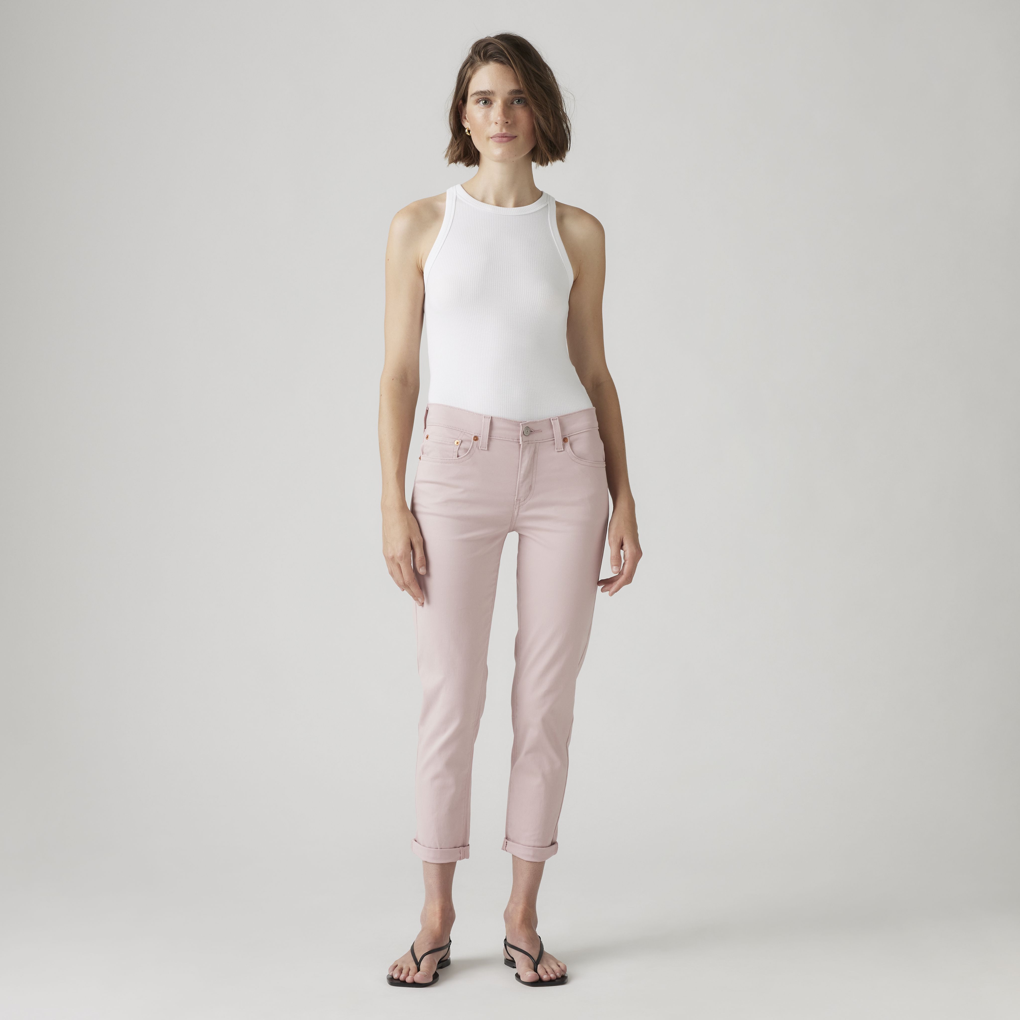 Mid Rise Boyfriend Women's Jeans 1