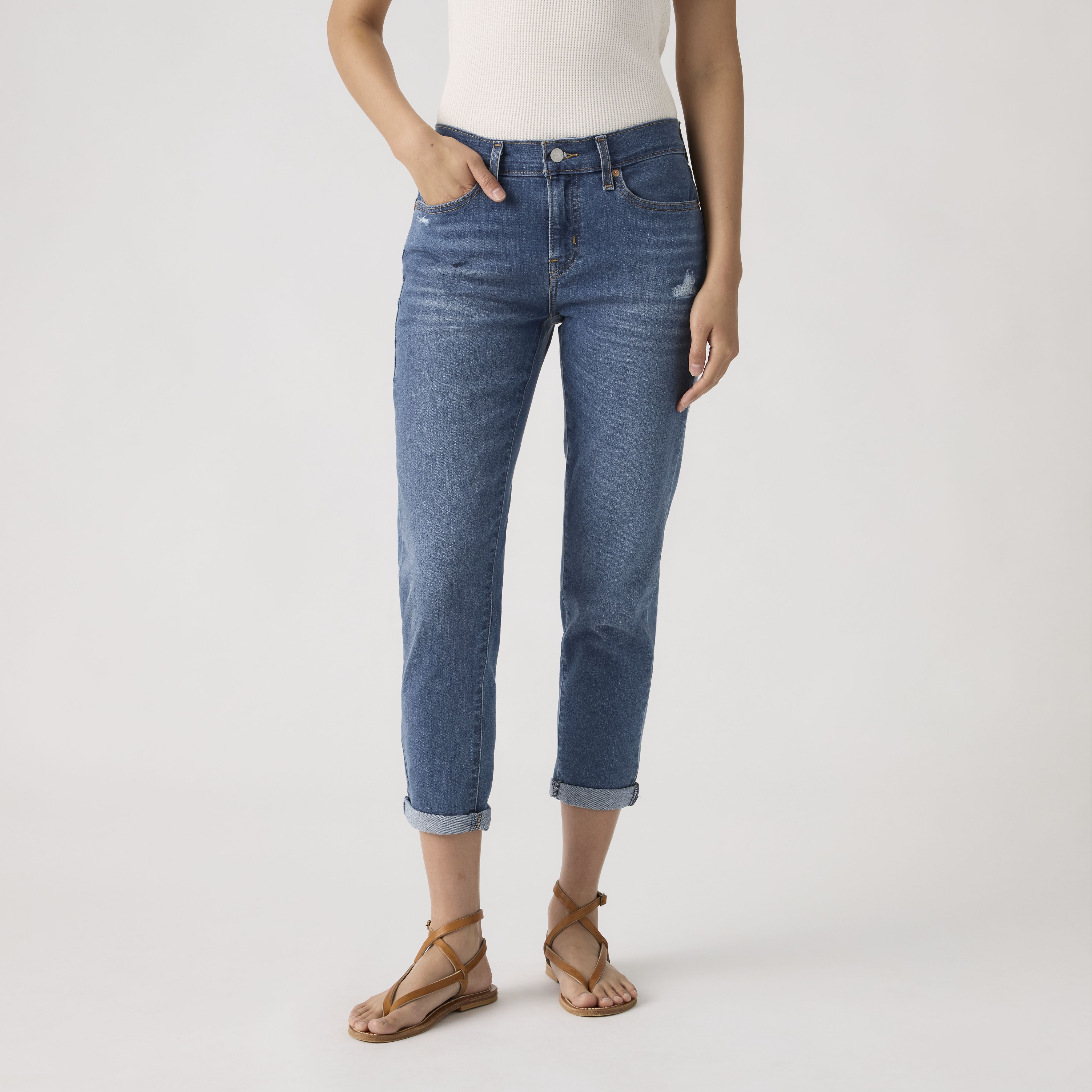 Boyfriend Mid-Rise Women's Jeans 2