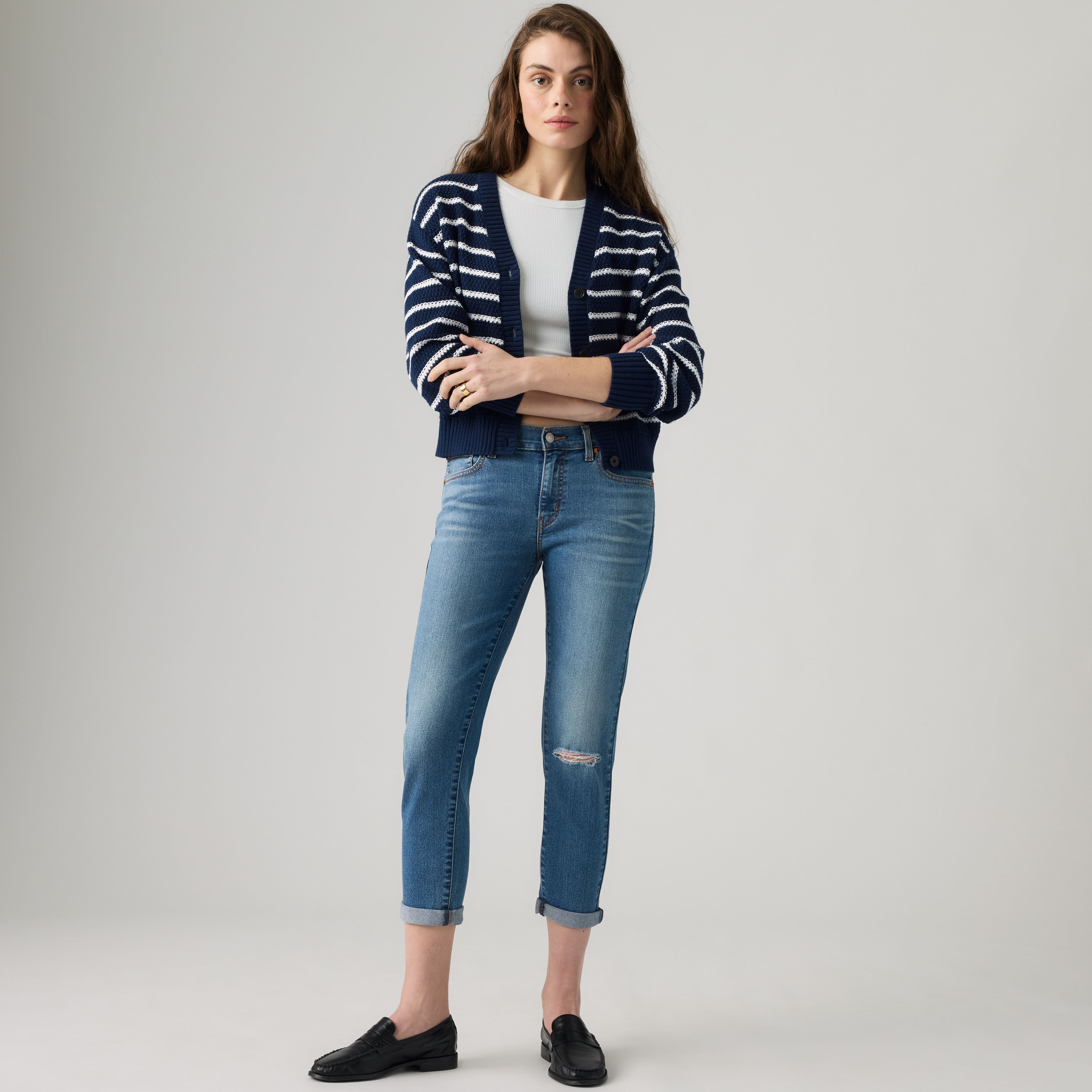 Mid-Rise Boyfriend Women's Jeans 1