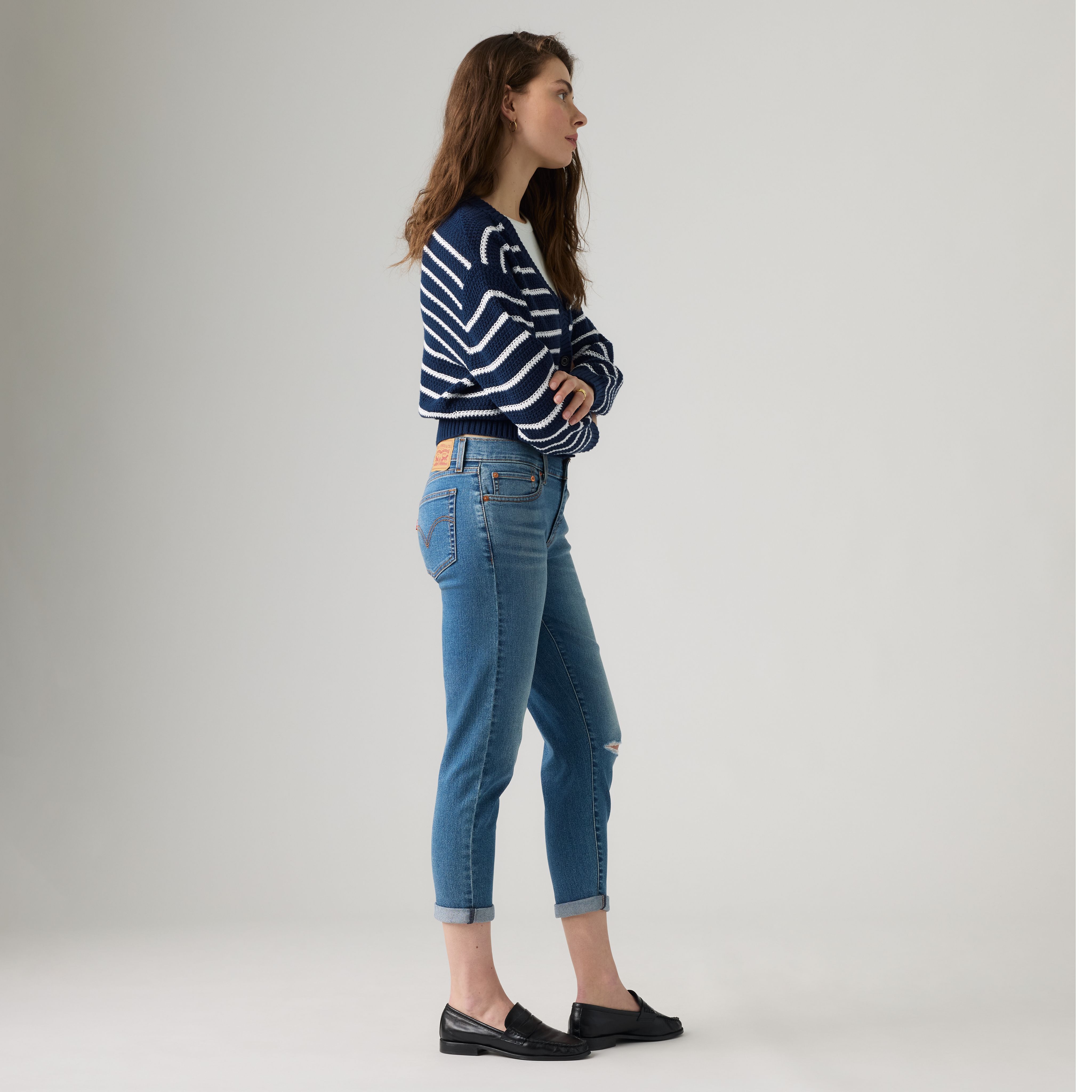 Mid-Rise Boyfriend Women's Jeans 4