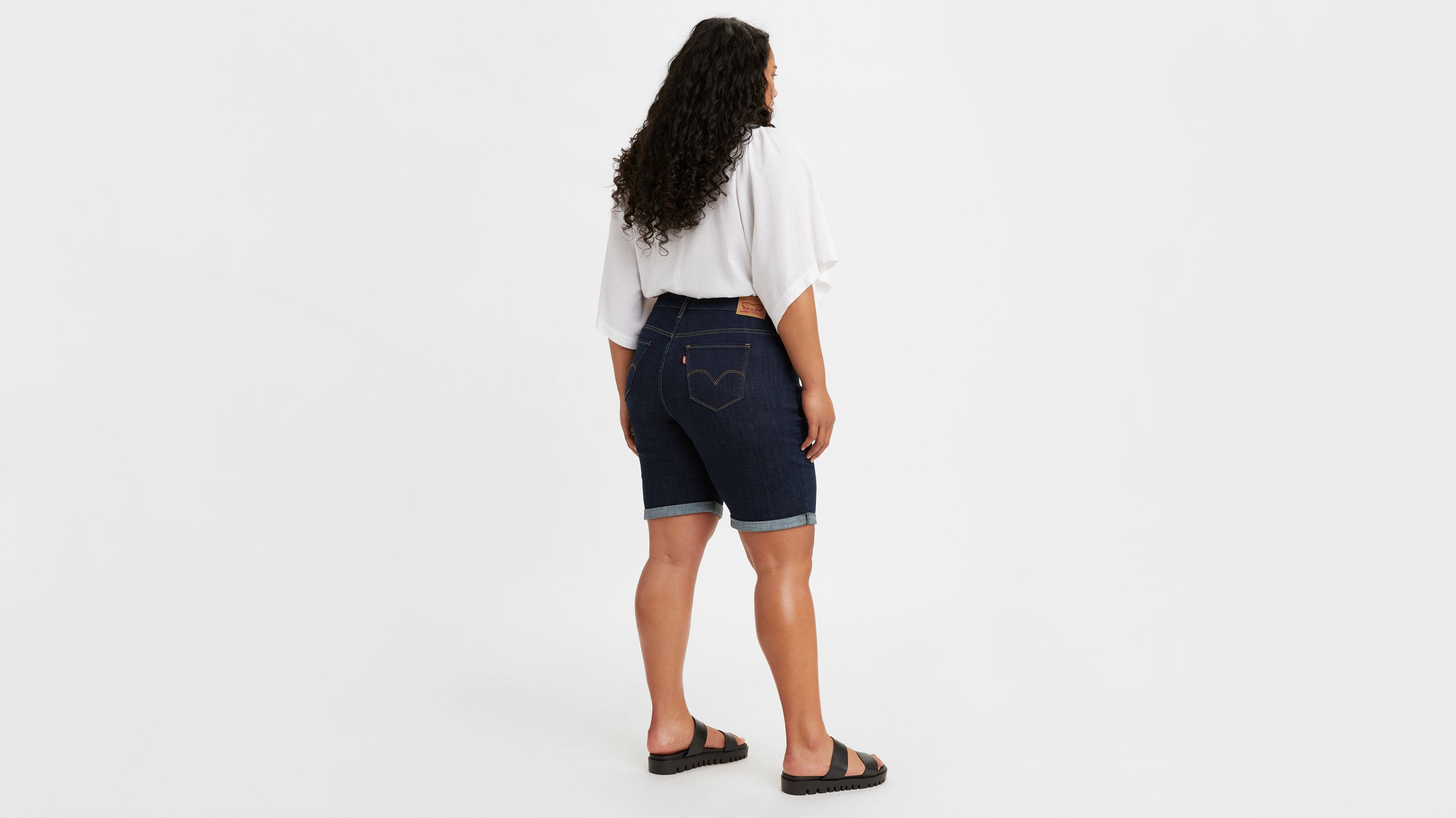 Classic Bermuda Women's Shorts (Plus Size) 3