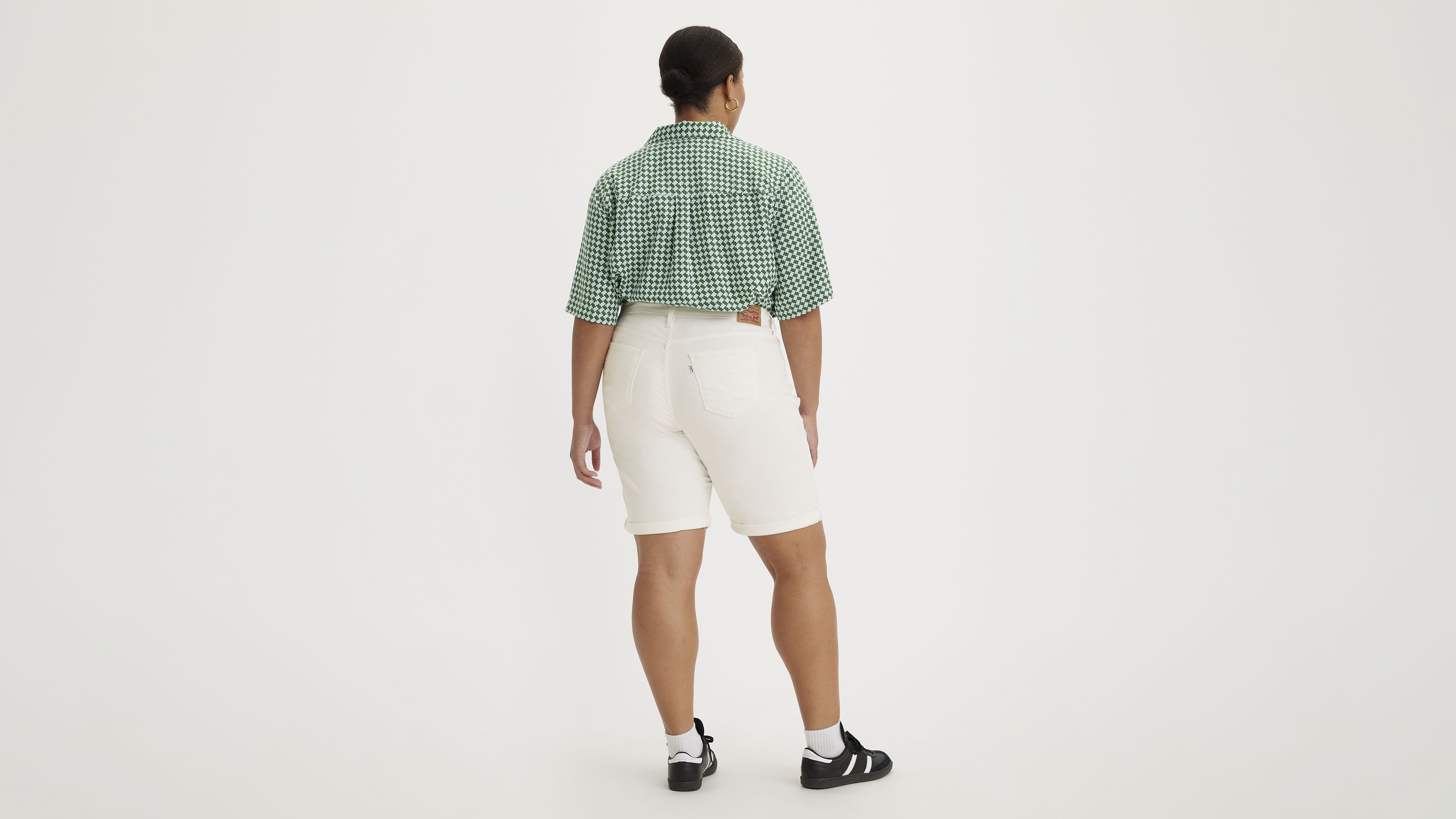 Classic Bermuda Women's Shorts (Plus Size) 3