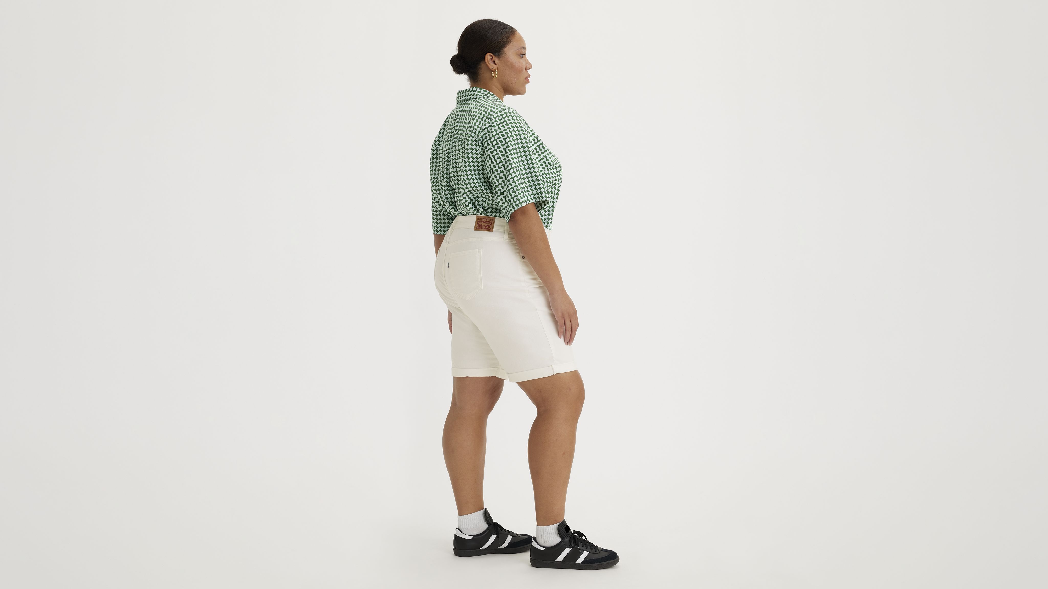 Classic Bermuda Women's Shorts (Plus Size) 2