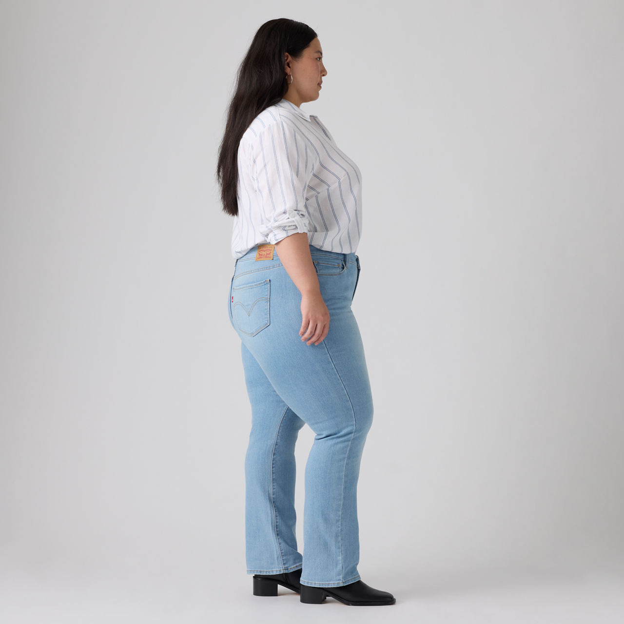 Classic Bootcut Women's Jeans (Plus Size) 4