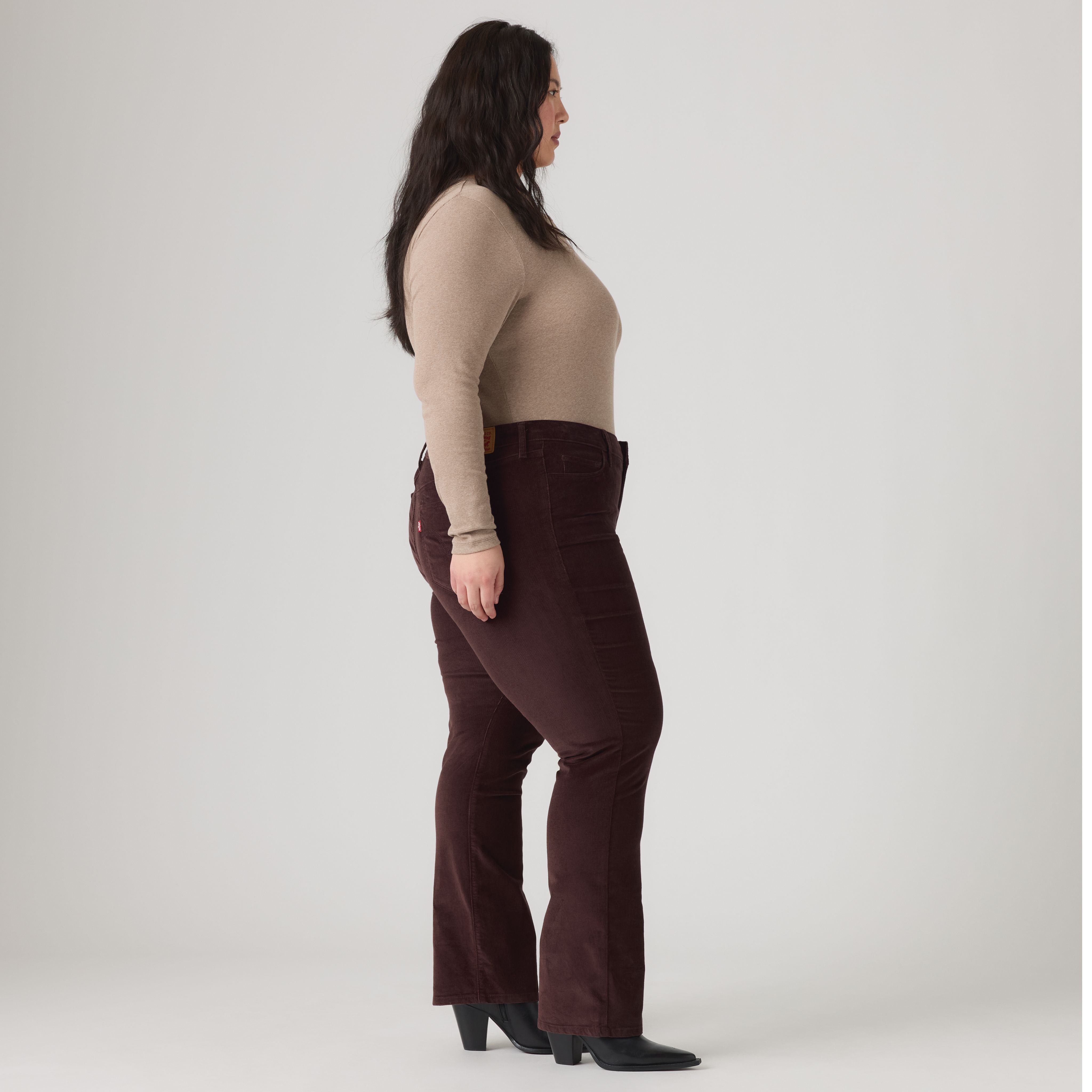 Classic Straight Corduroy  Women's Pants (Plus Size) 4