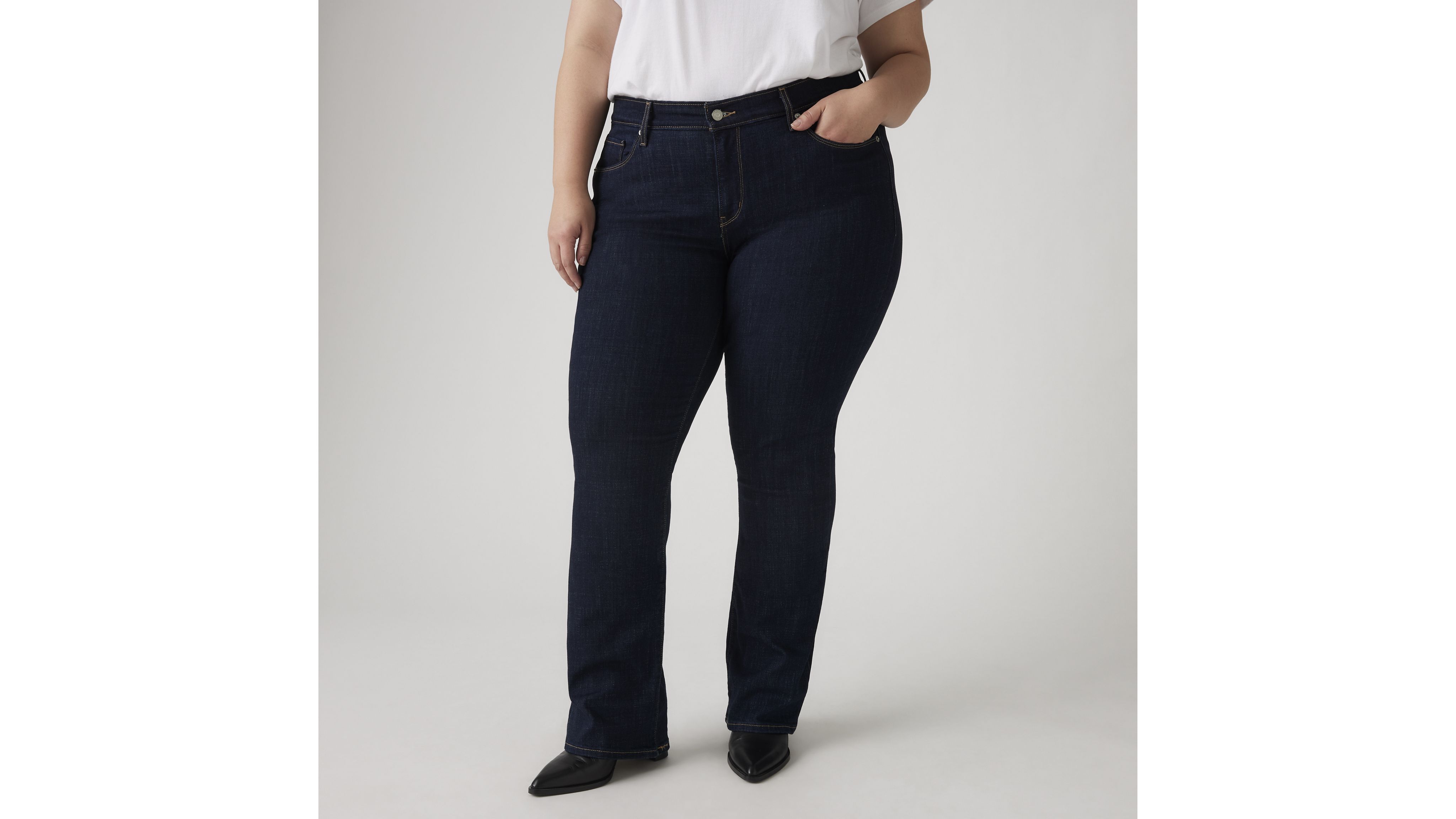 Classic Bootcut Women's Jeans (Plus Size) 5