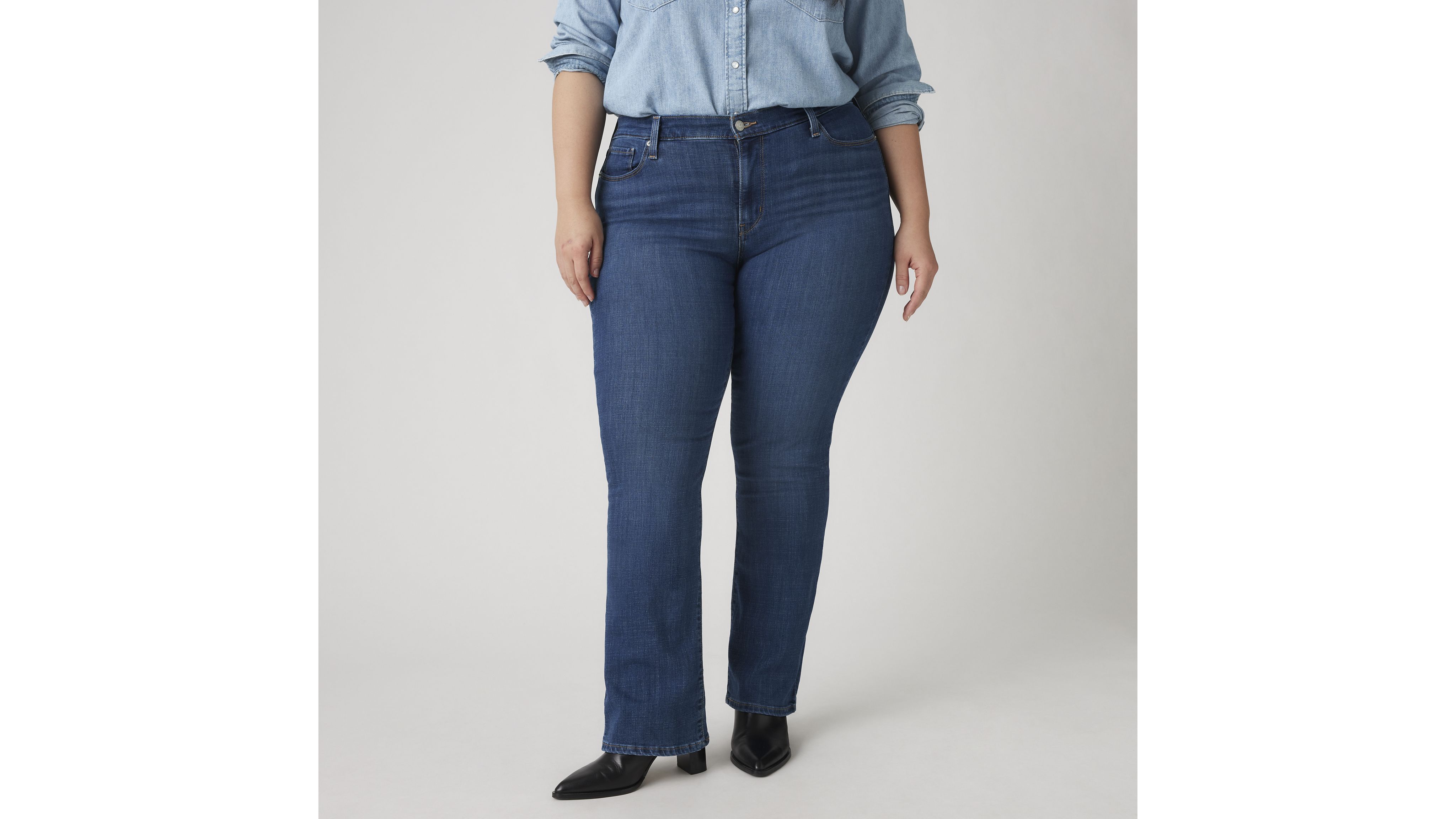 Classic Bootcut Women's Jeans (Plus Size) 5