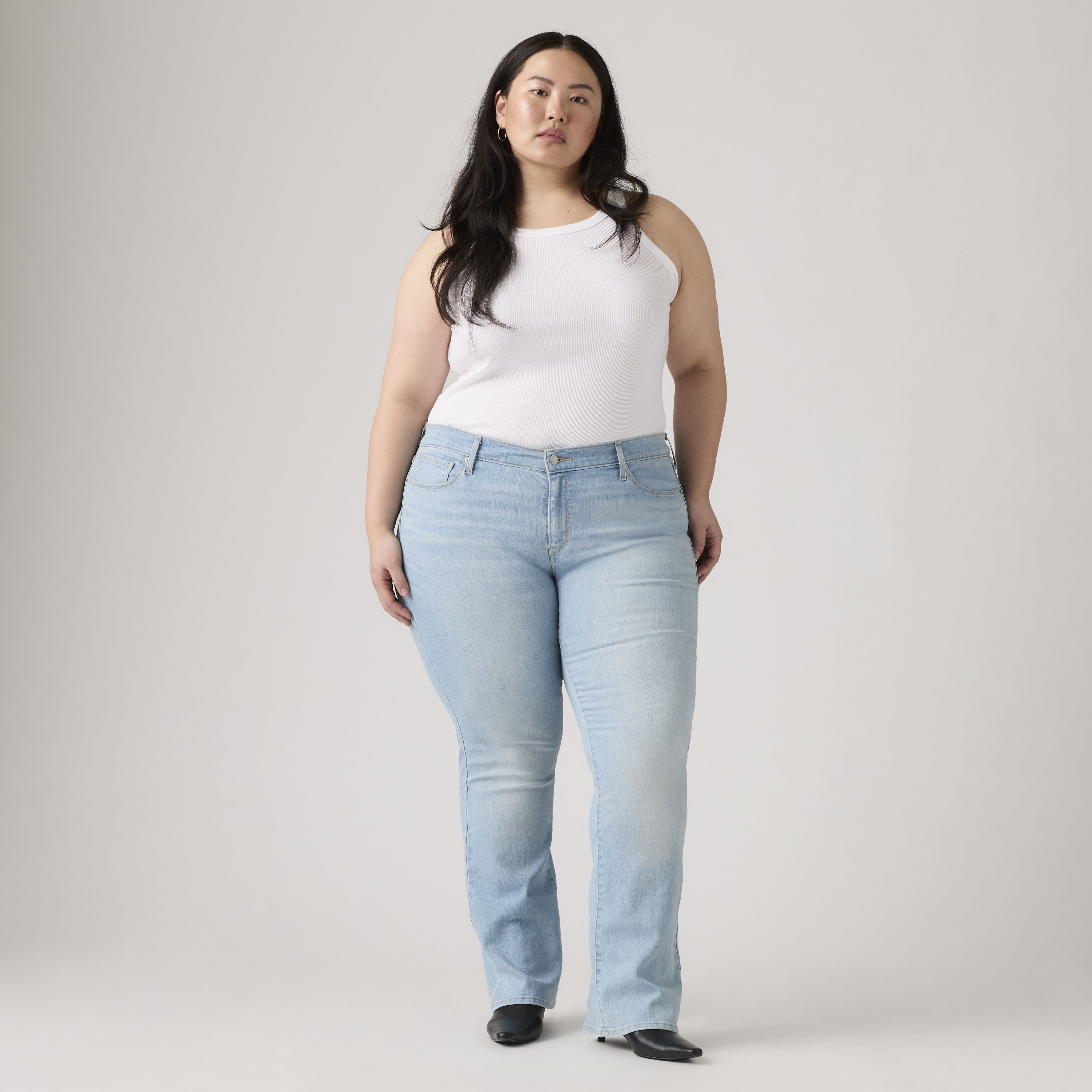 Classic Bootcut Women's Jeans (Plus Size) 2