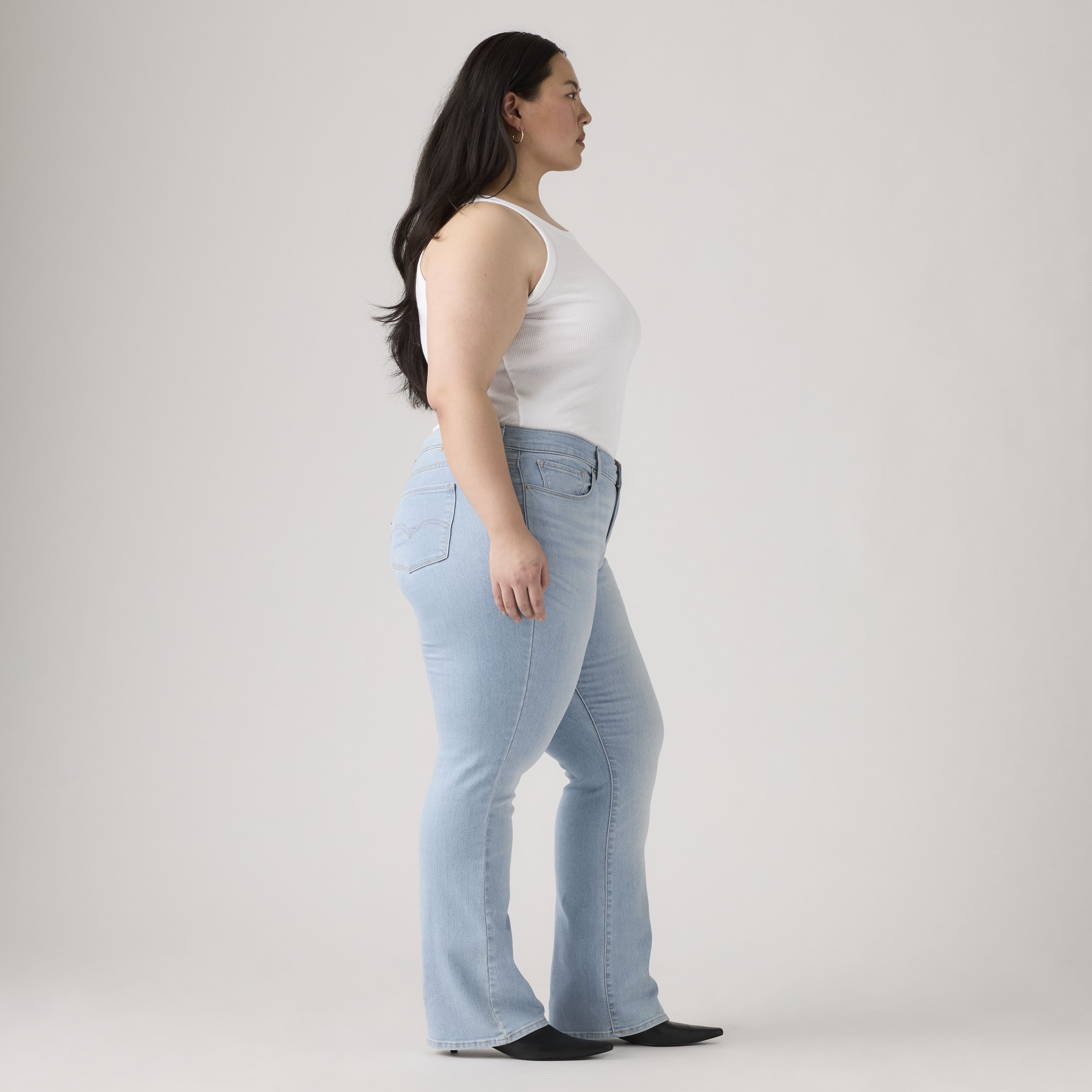 Classic Bootcut Women's Jeans (Plus Size) 3