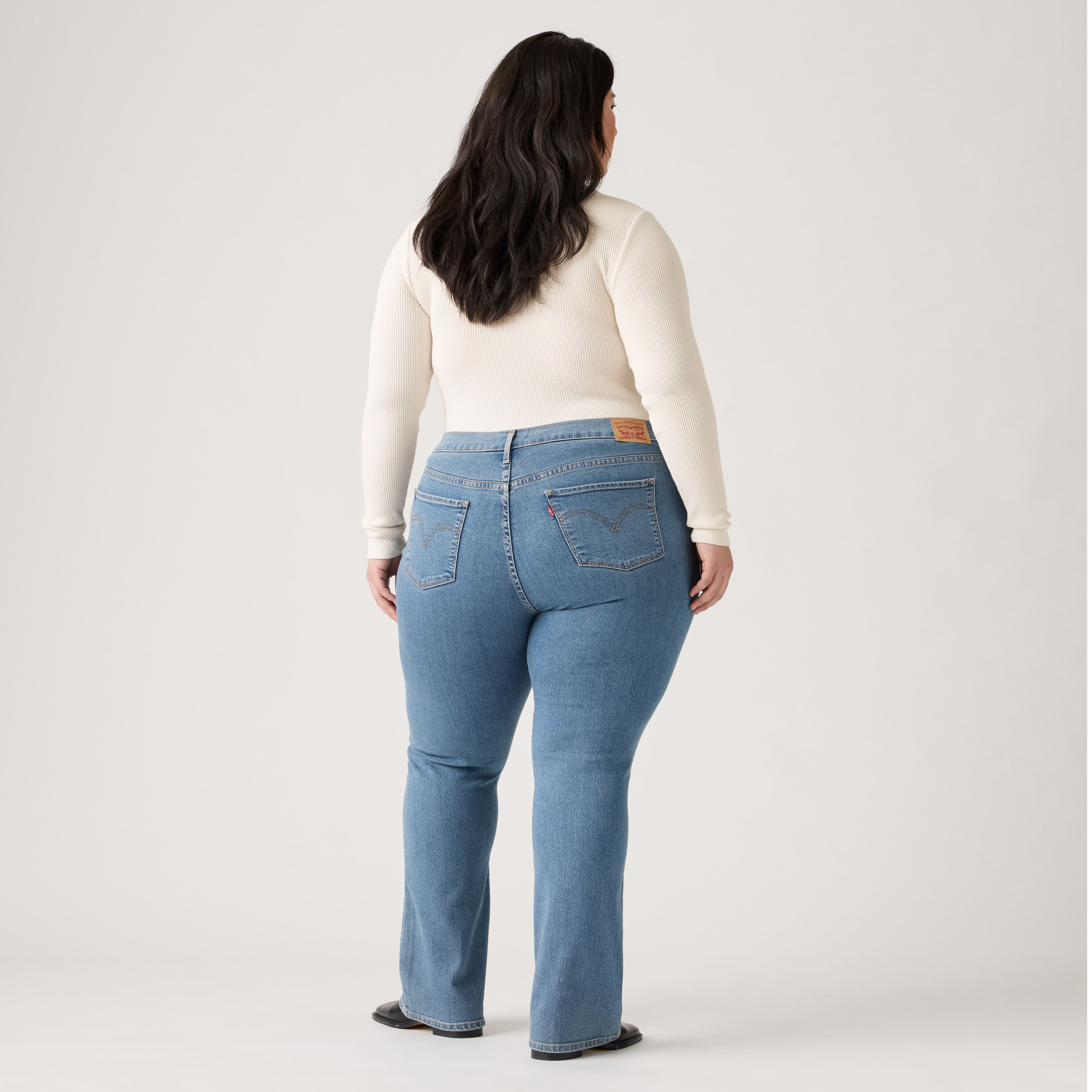 Classic Bootcut Women's Jeans (Plus Size) 3