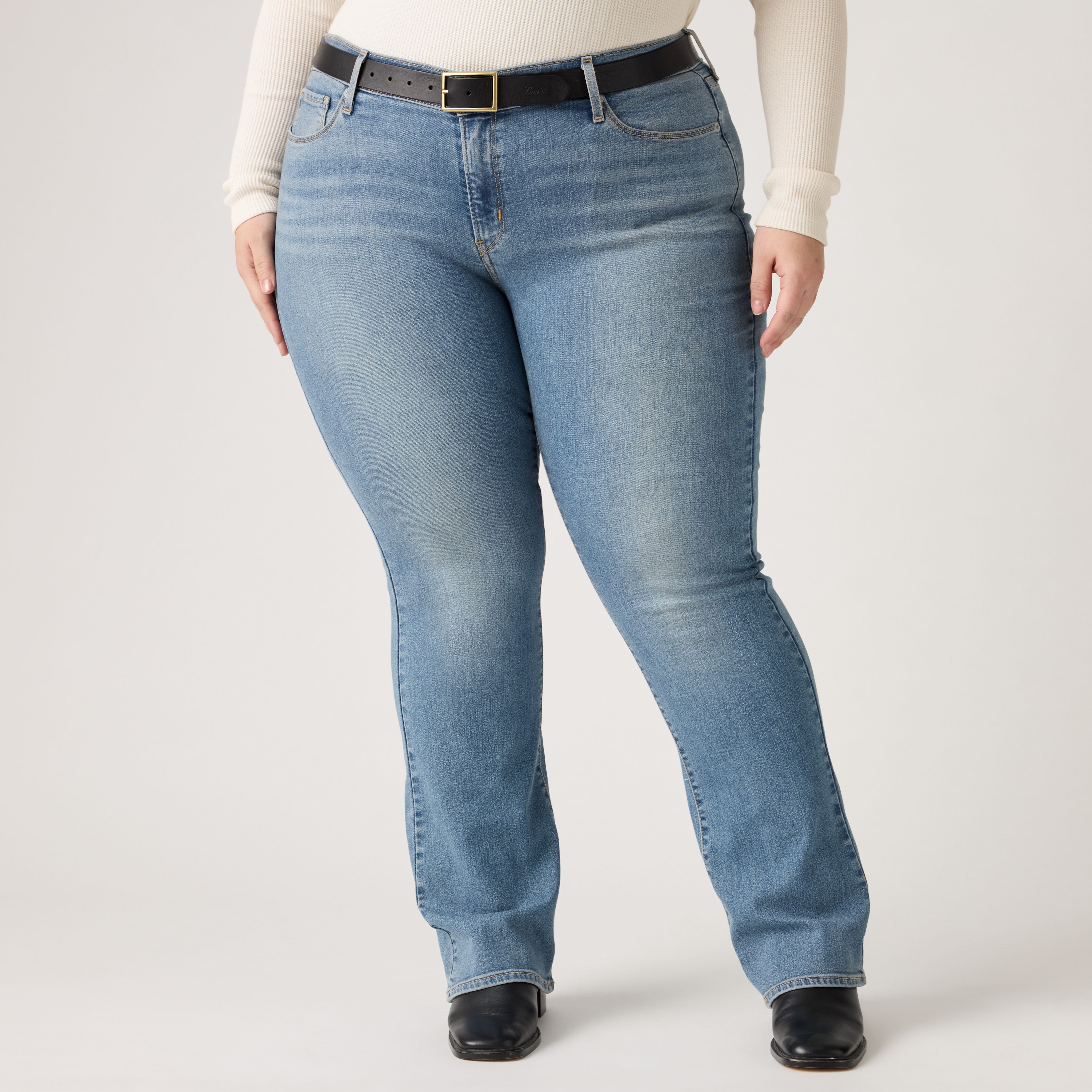 Classic Bootcut Women's Jeans (Plus Size) 2