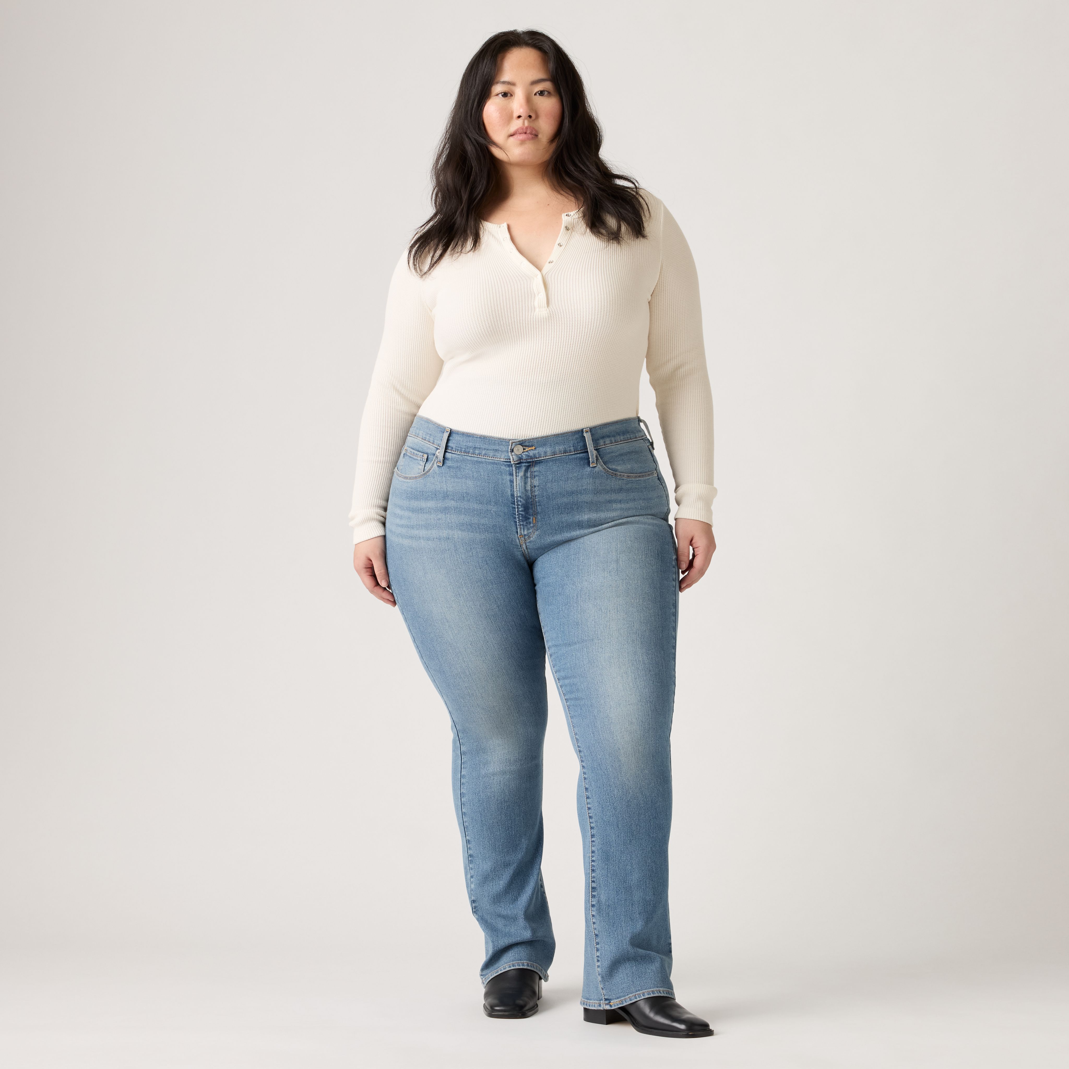 Classic Bootcut Women's Jeans (Plus Size) 8