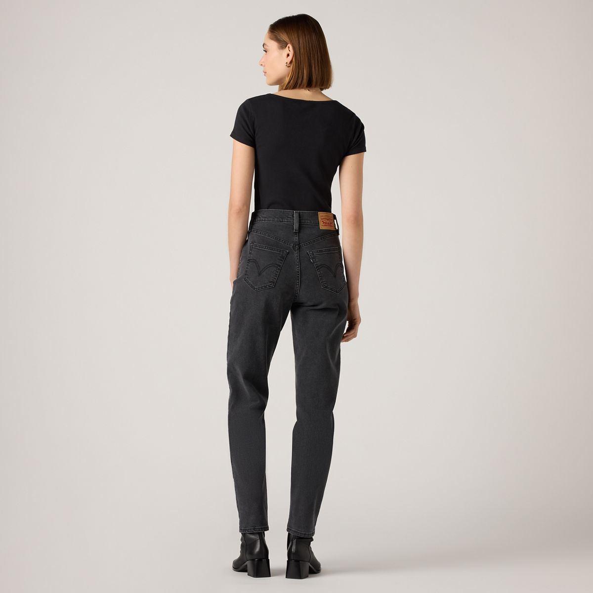 High Waisted Mom Jeans — Bomb Dot Com - Black