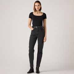 High Waisted Mom Jeans — Bomb Dot Com - Black 1