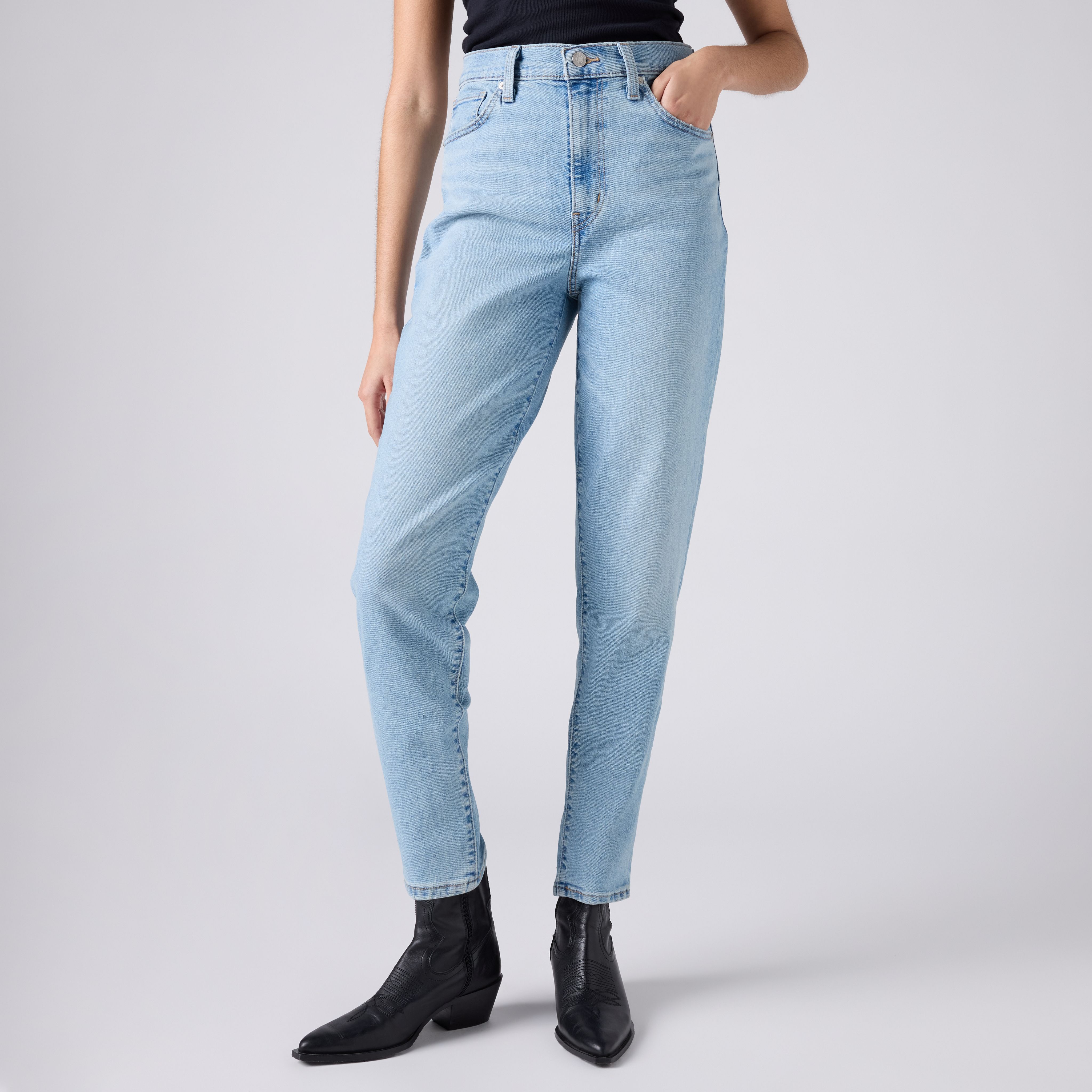 High Waisted Mom Jeans 2