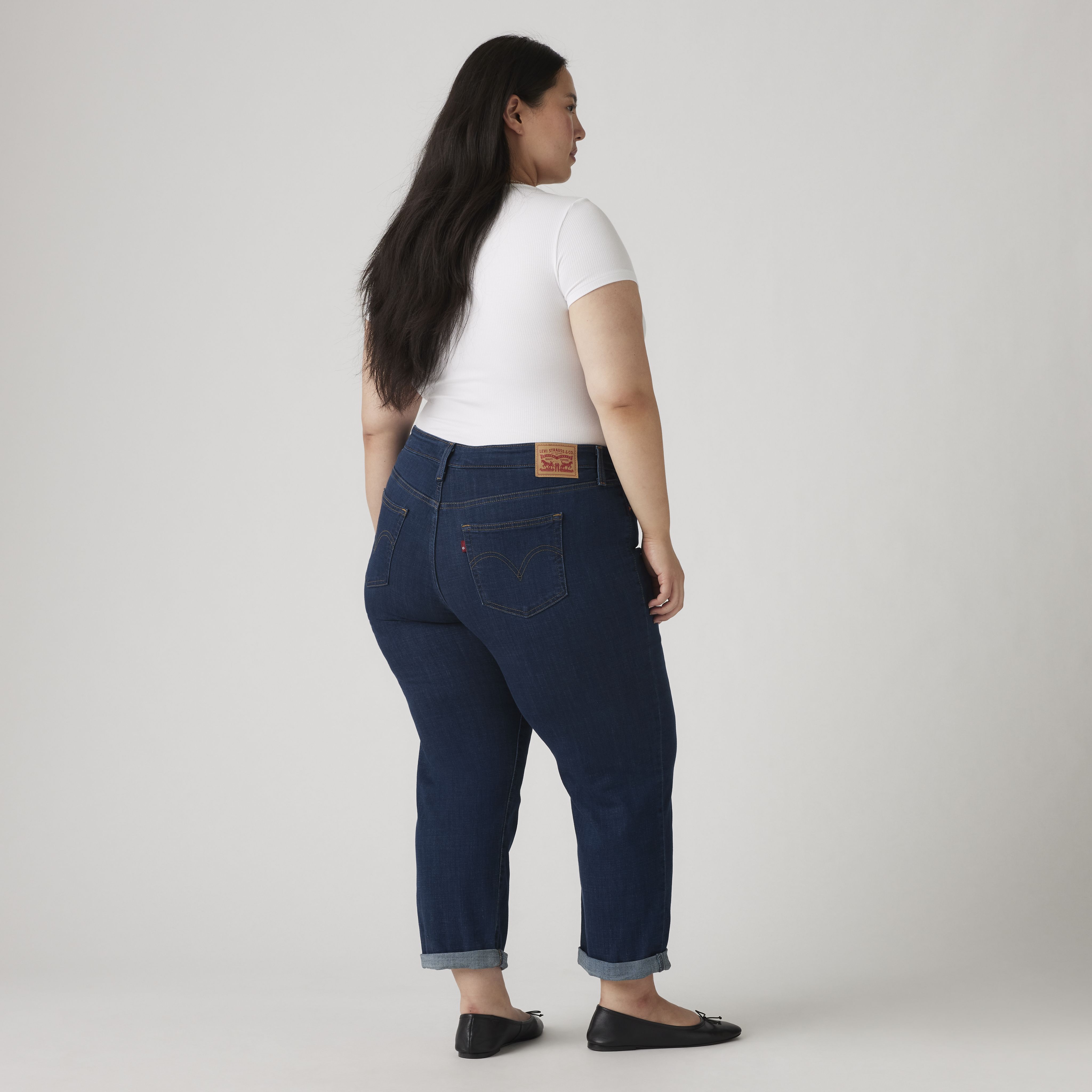 Boyfriend Women's Jeans (Plus Size) 3