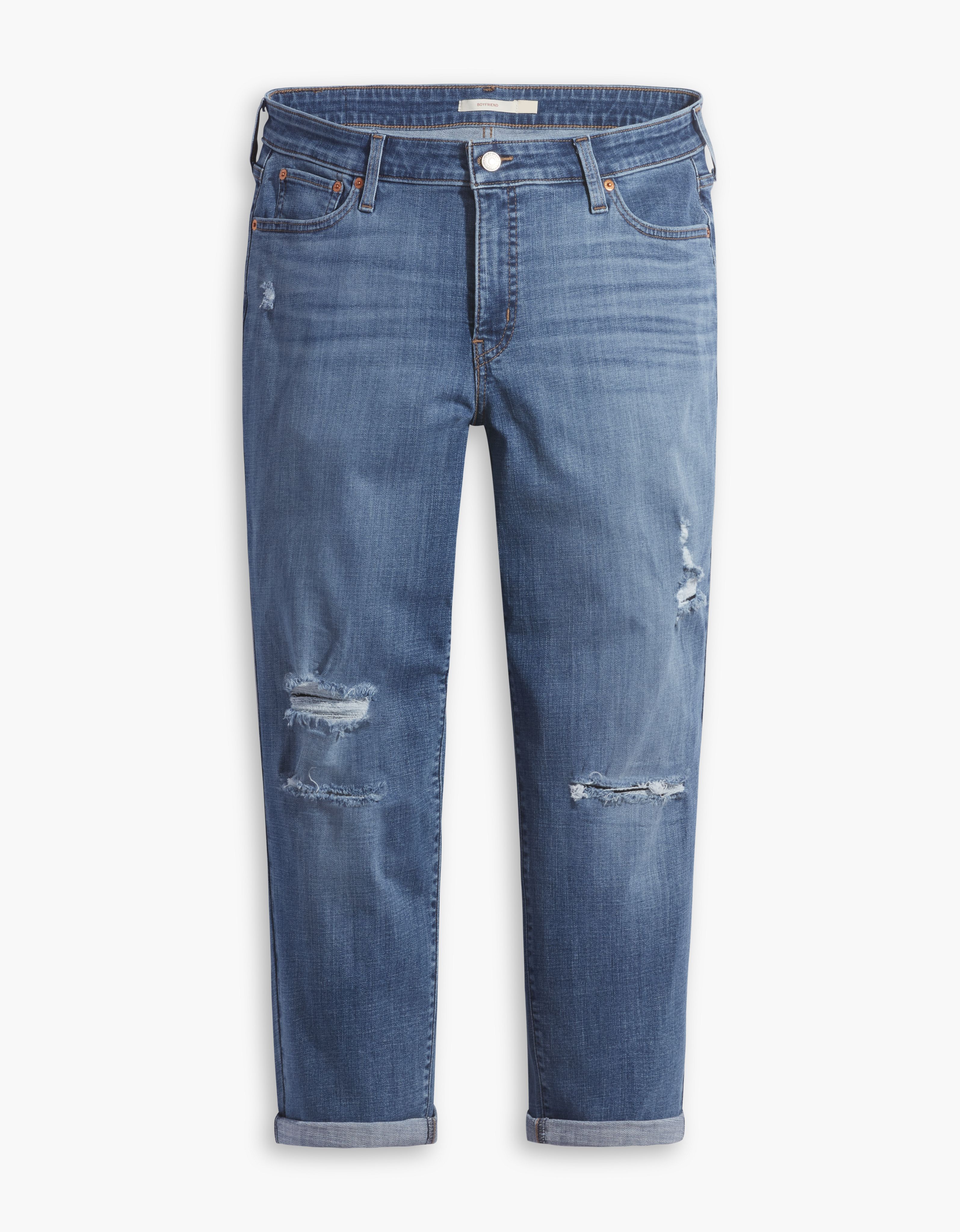 Boyfriend Women's Jeans (Plus Size) 4