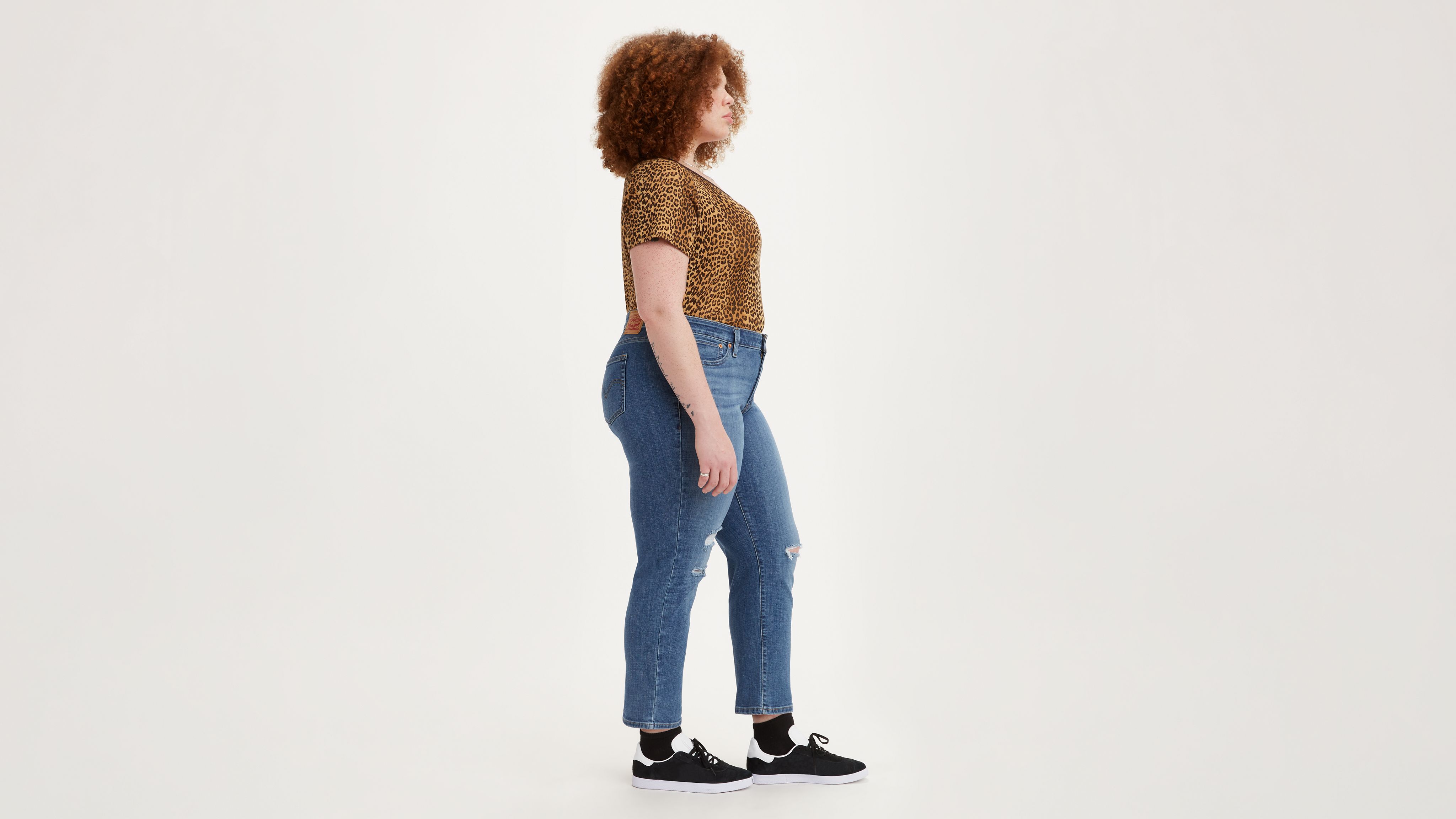 Boyfriend Women's Jeans (Plus Size) 2