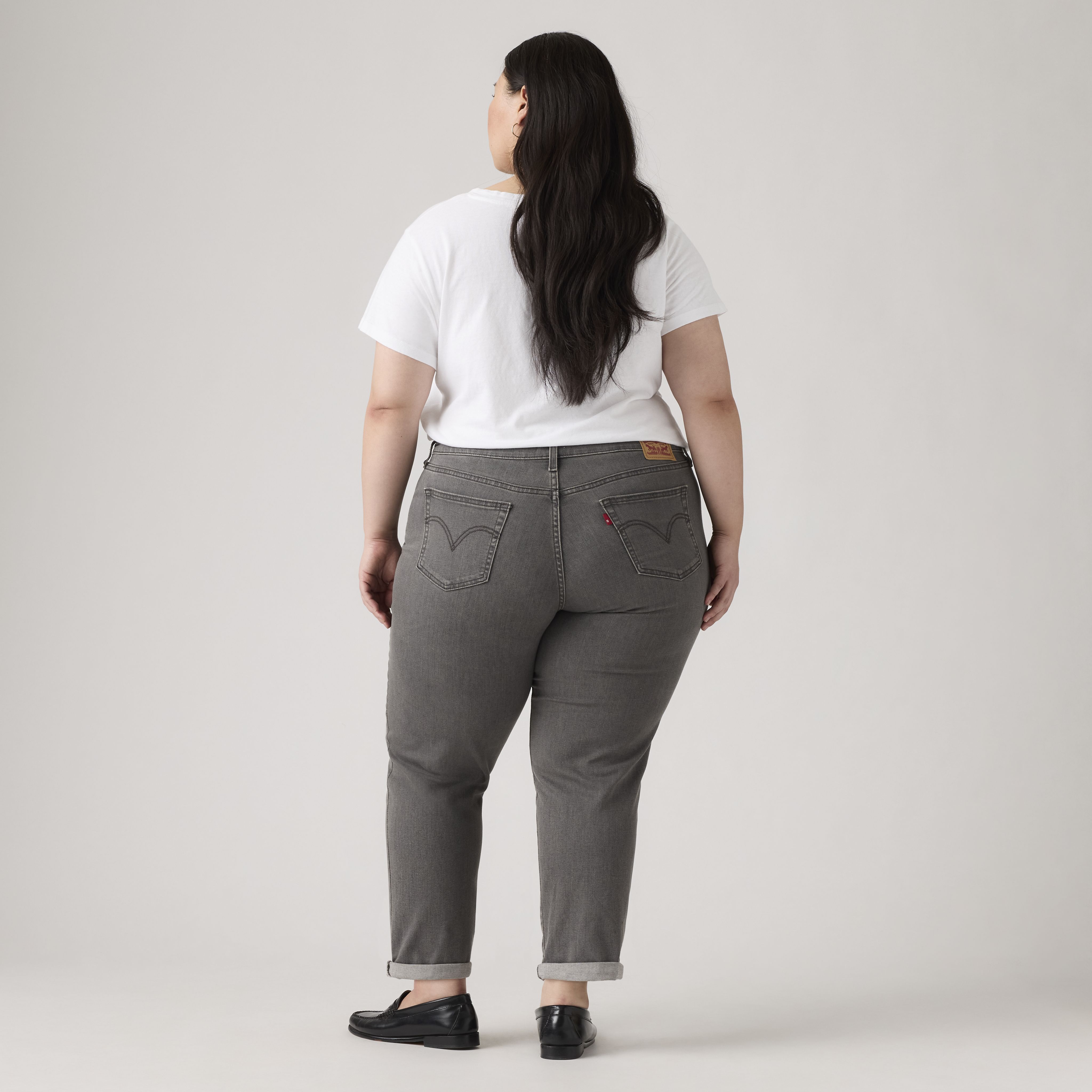Boyfriend Women's Jeans (Plus Size) 4