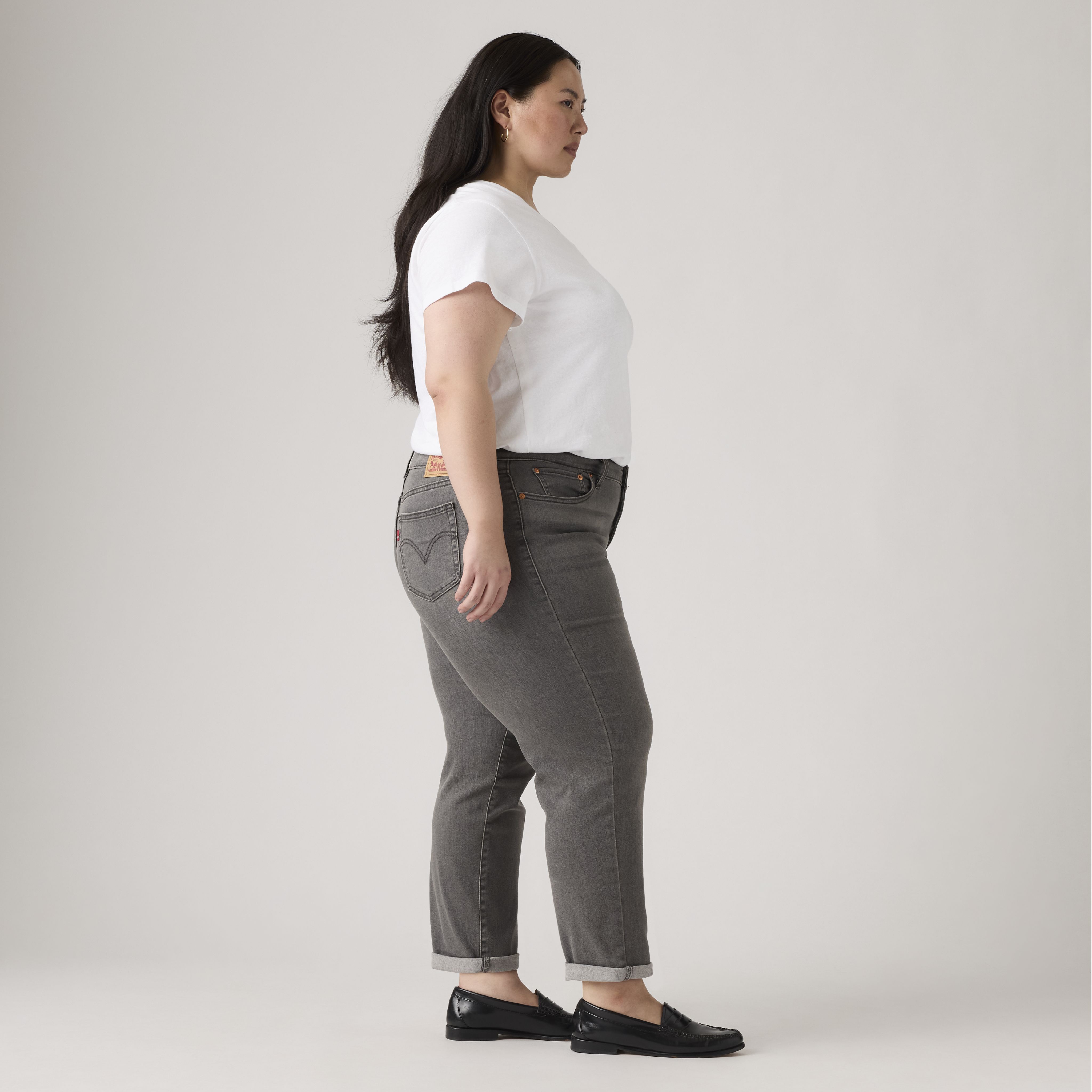 Boyfriend Women's Jeans (Plus Size) 3