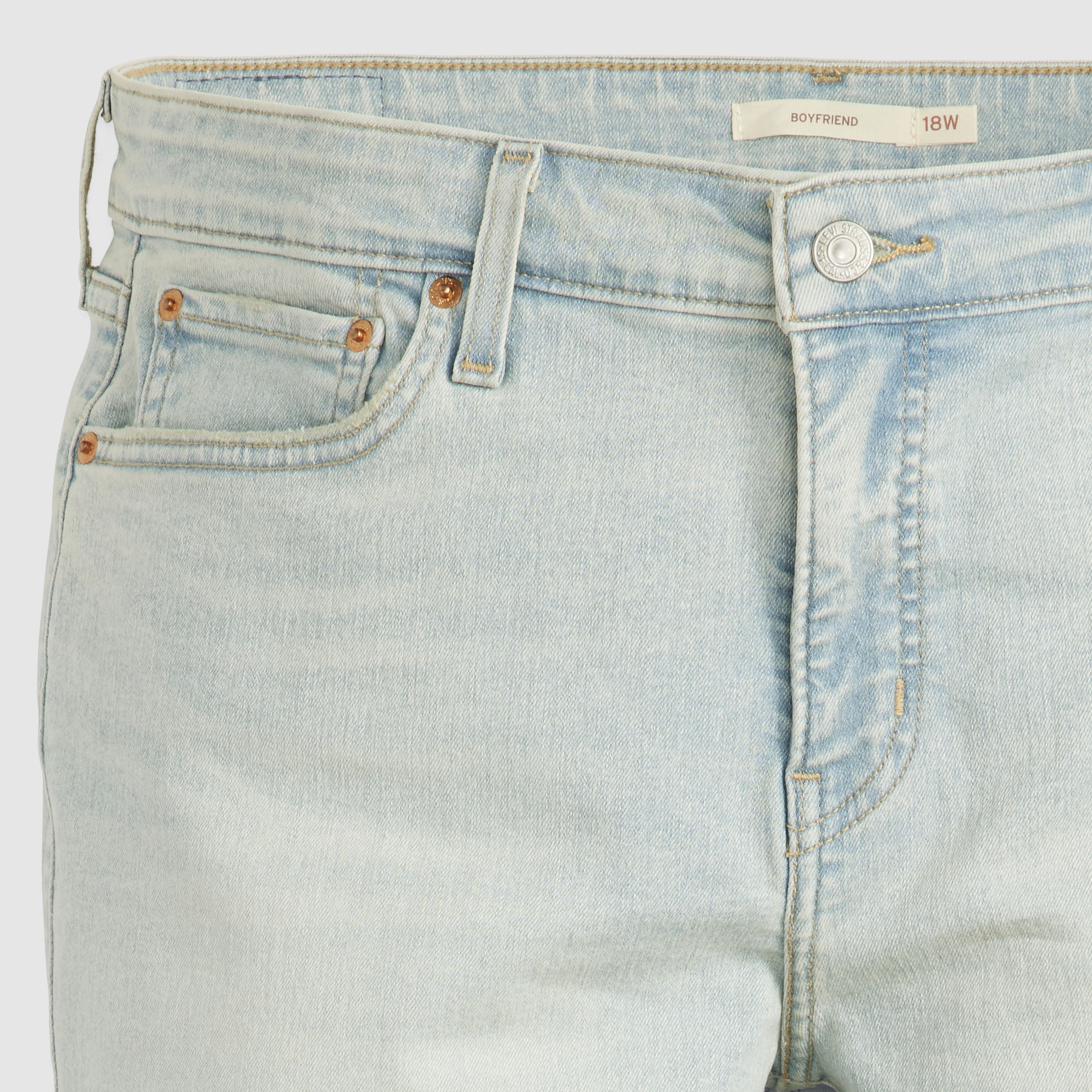 Boyfriend Mid-Rise Women's Jeans (Plus Size) 7