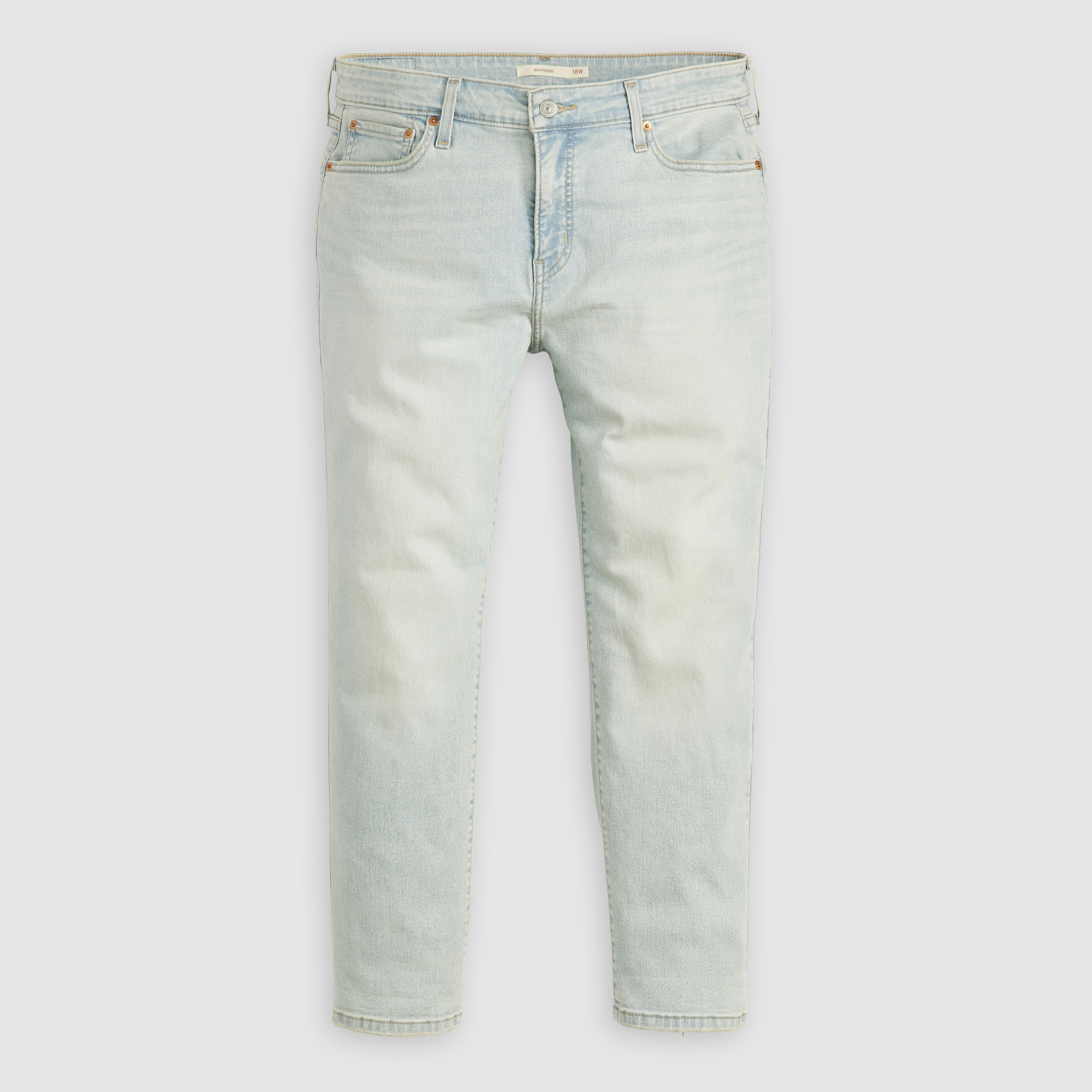 Boyfriend Mid-Rise Women's Jeans (Plus Size) 6