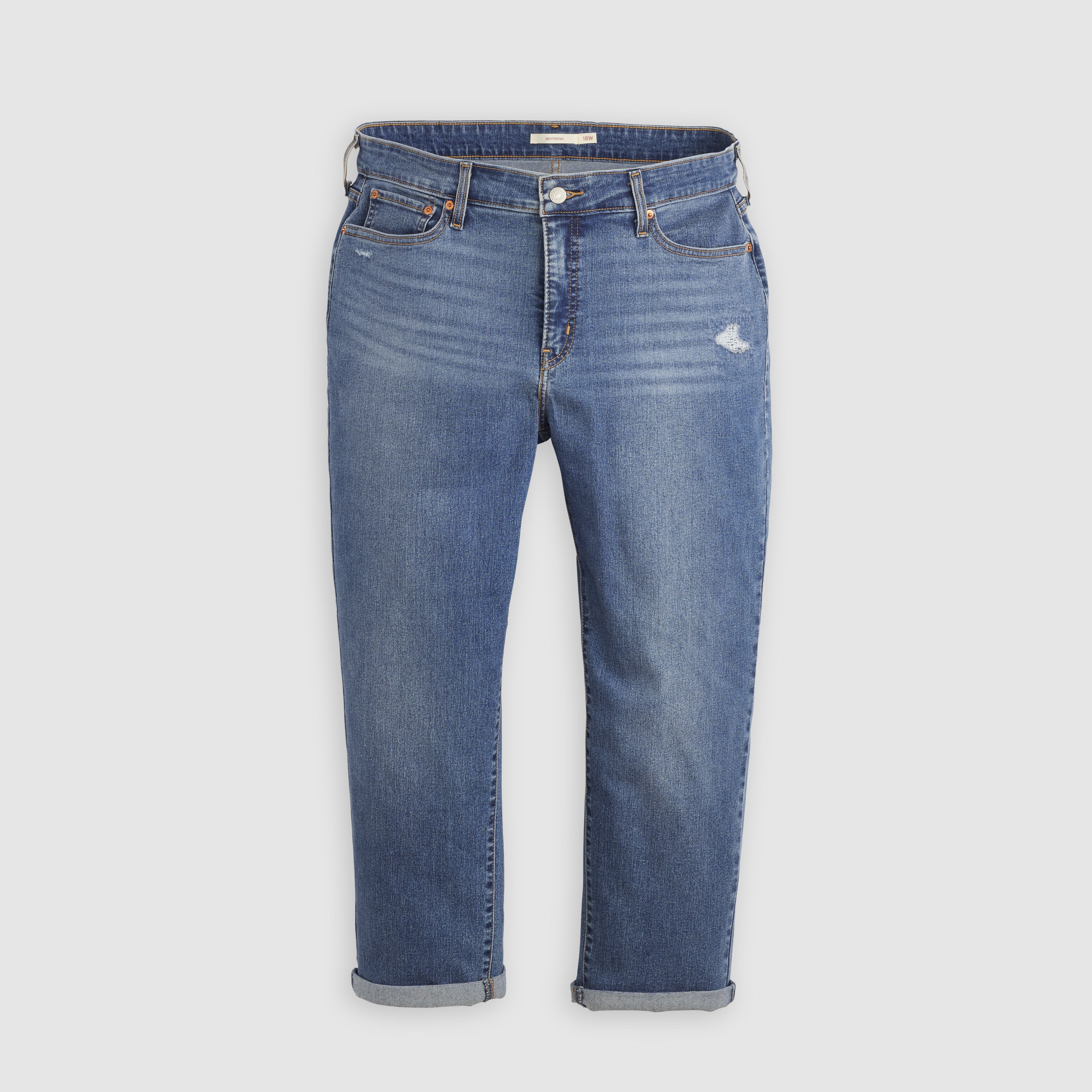 Boyfriend Women's Jeans (Plus Size) 6