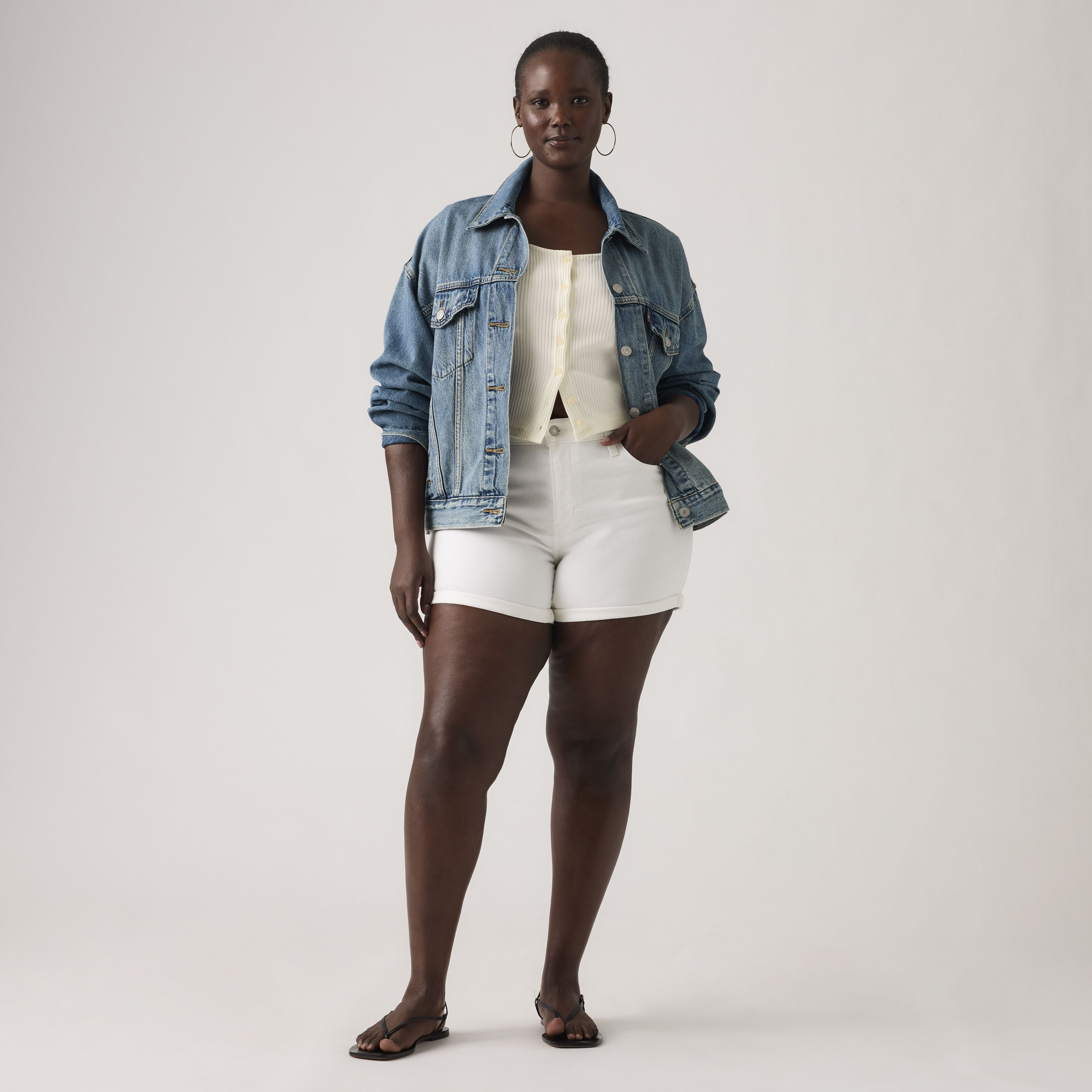 Mid Length Women's Shorts 7