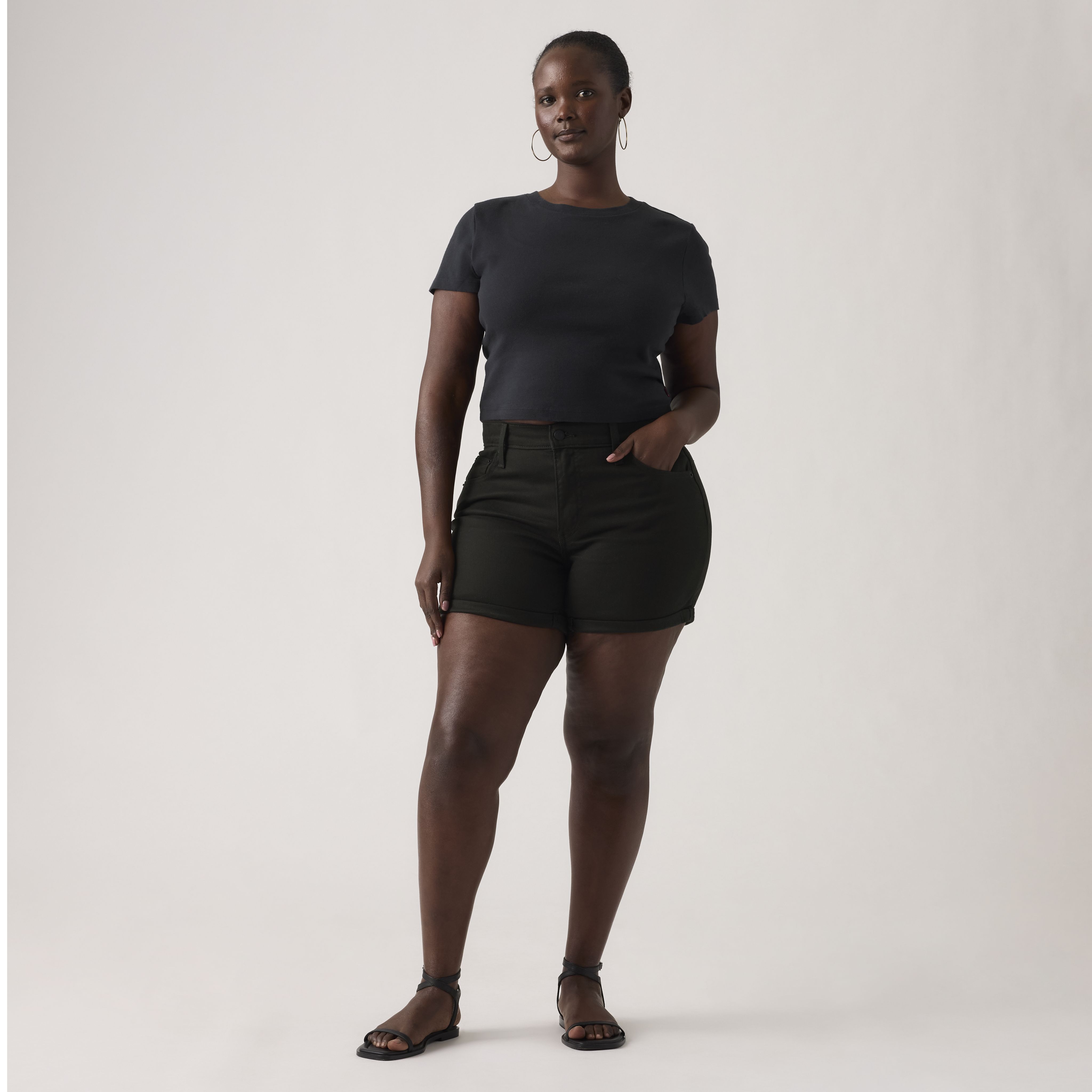 Mid Length Women's Shorts 7