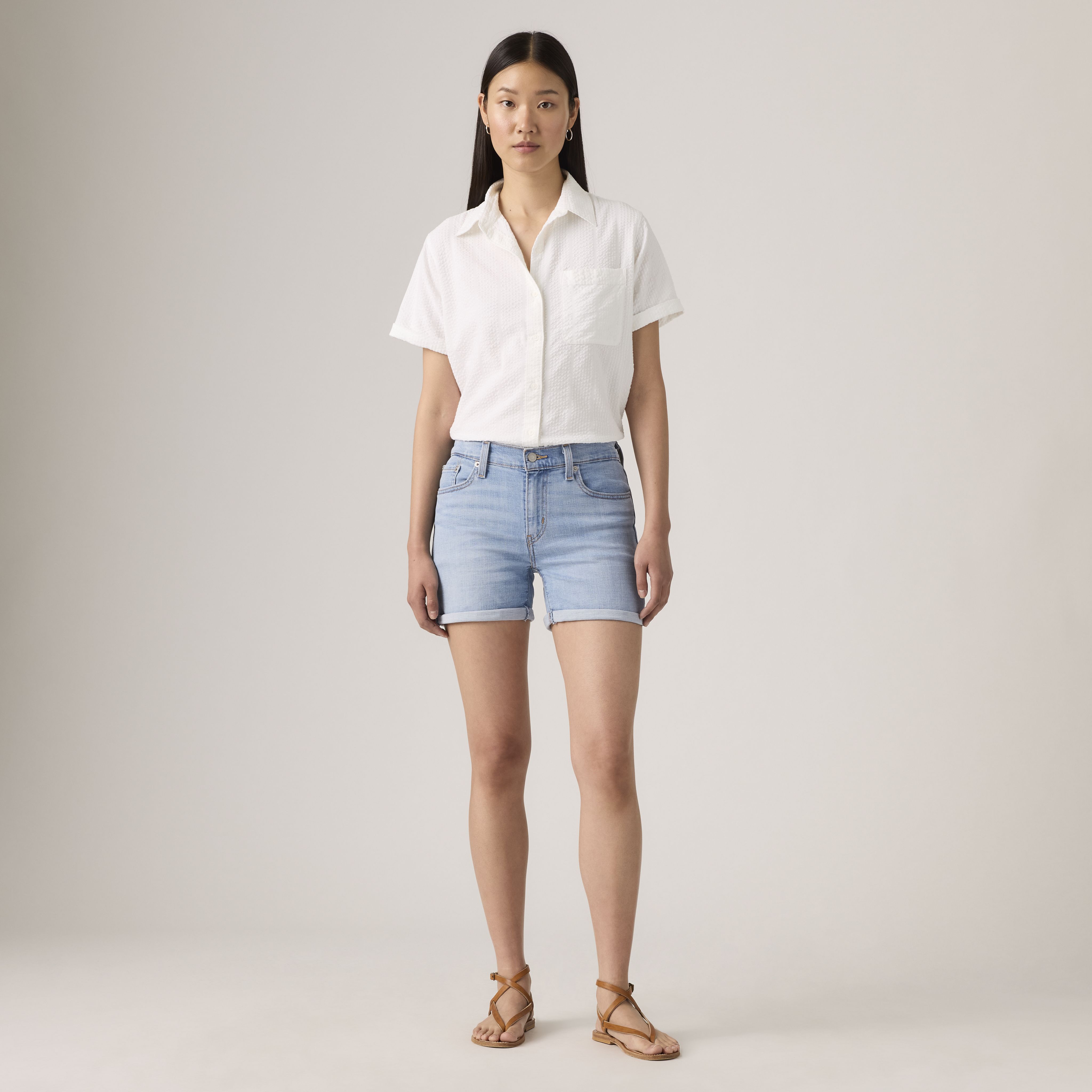 Mid Length Women's Shorts 2