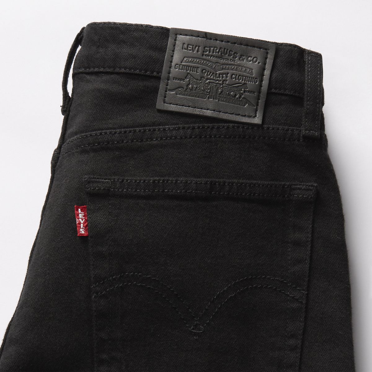 Wedgie Straight Ankle Women's Jeans — Black Sprout