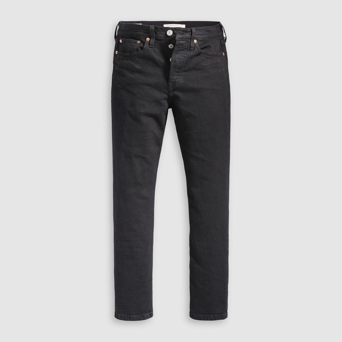Wedgie Straight Ankle Women's Jeans — Black Sprout