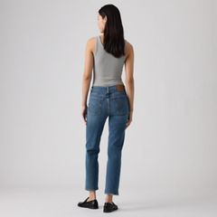 Wedgie Straight Ankle Women's Jeans — Unstoppable Wear - Dark Wash 3