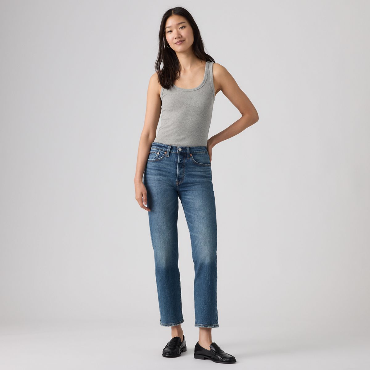 Wedgie Straight Ankle Women's Jeans — Unstoppable Wear - Dark Wash