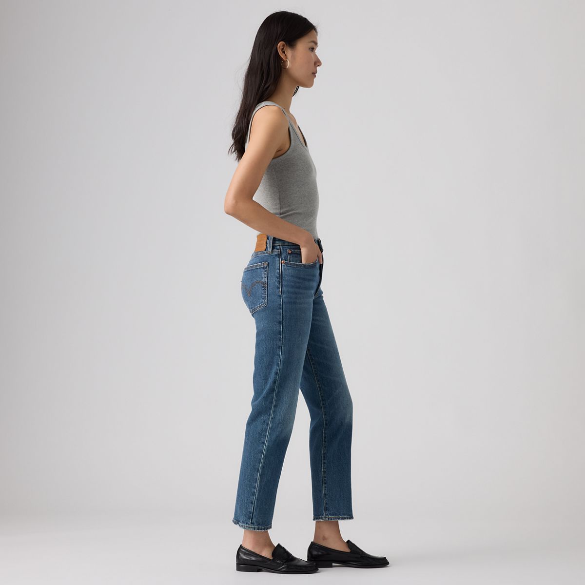 Wedgie Straight Ankle Women's Jeans — Unstoppable Wear - Dark Wash